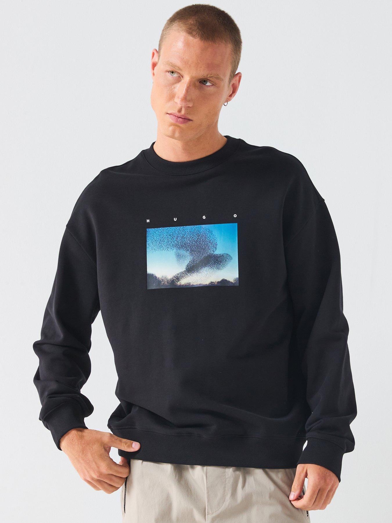 hugo-dorizonto-flying-bird-graphic-print-crew-sweat-black