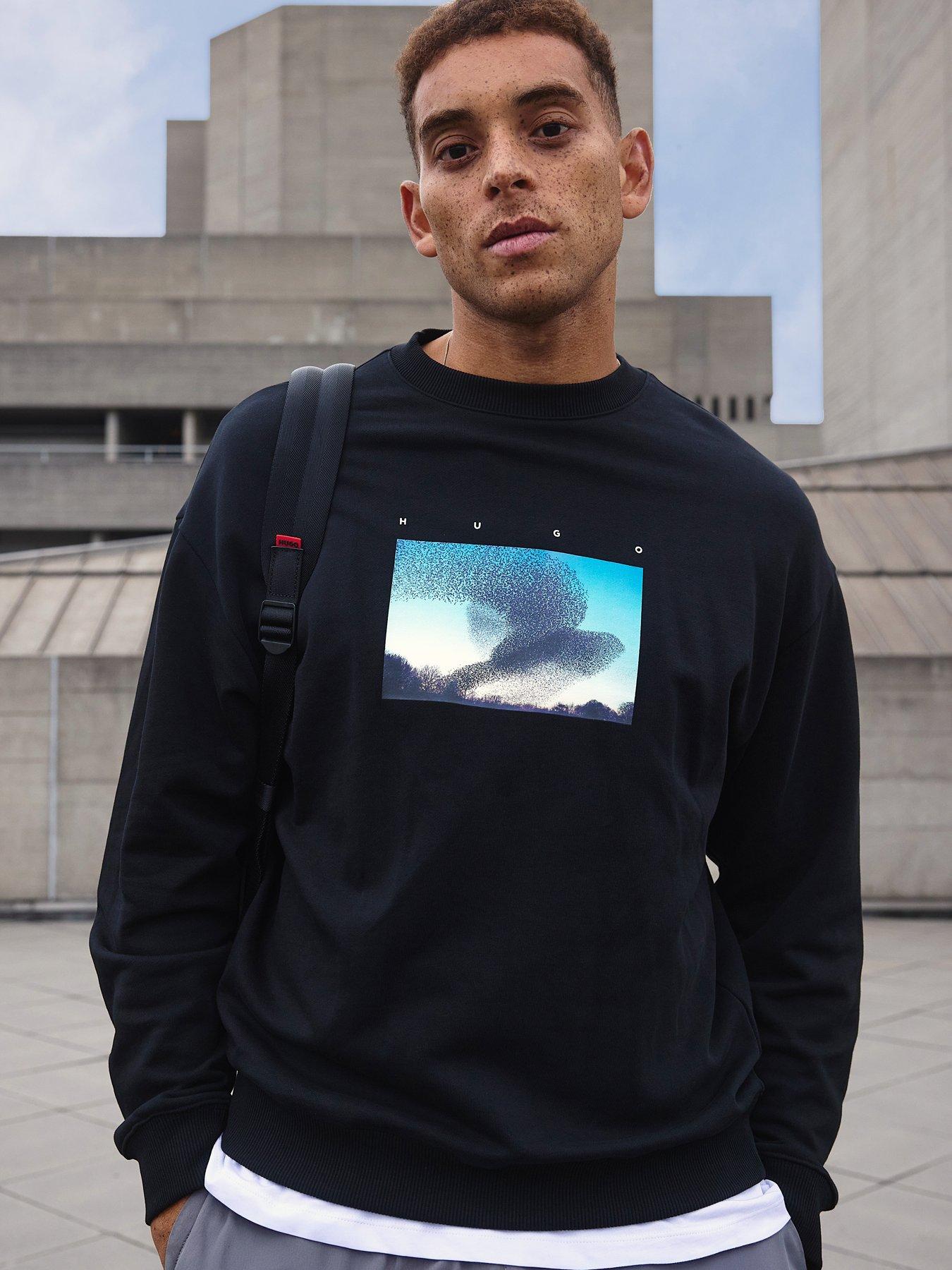 hugo-dorizonto-flying-bird-graphic-print-crew-sweat-blackdetail