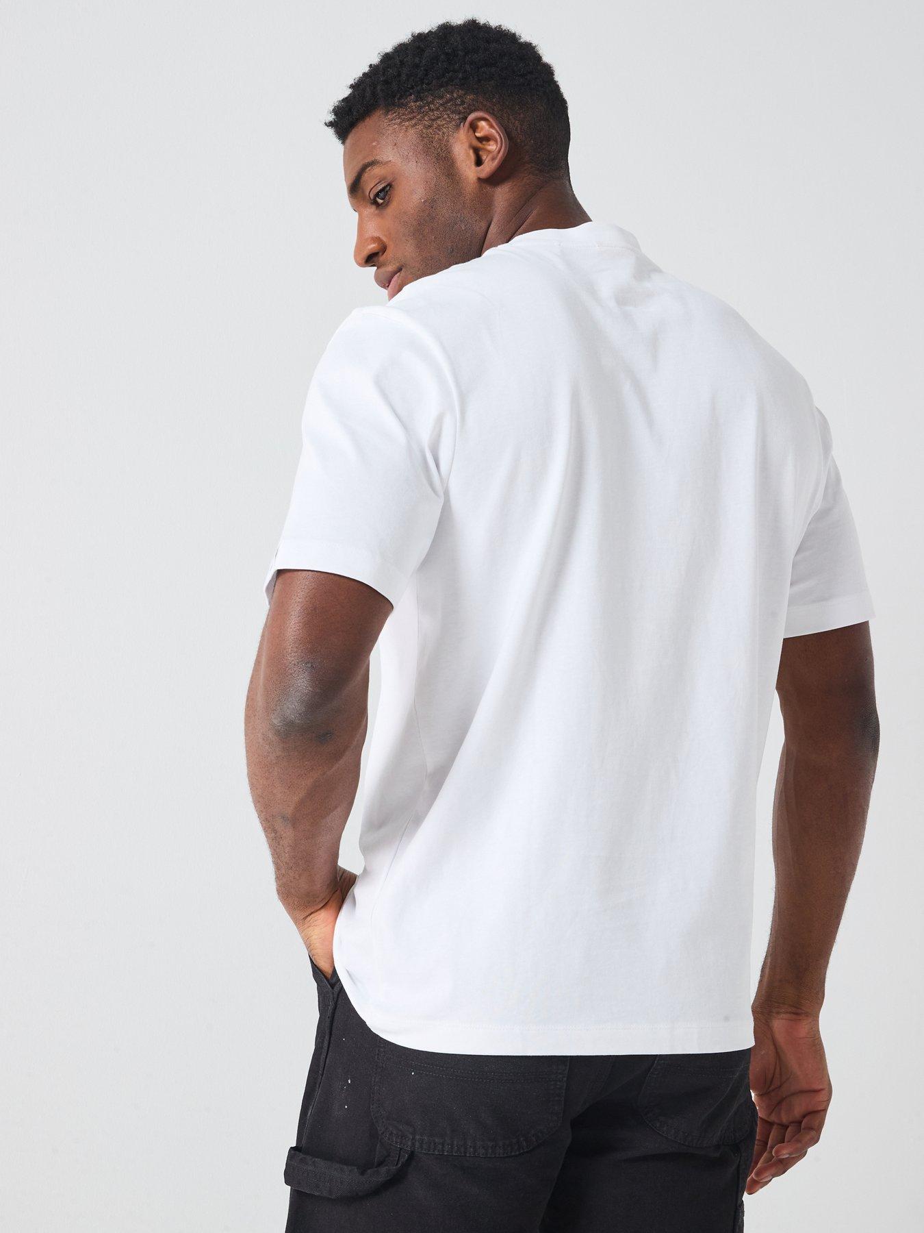 Image 2 of 4 of HUGO Dartox Racing Bulls Relaxed Fit T-shirt - White