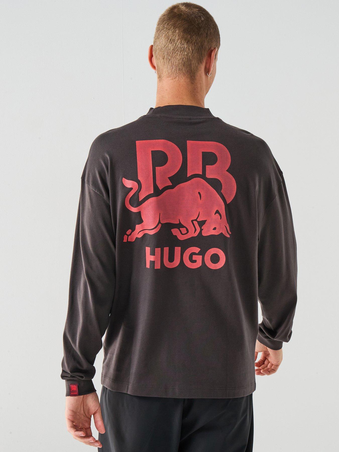 HUGO Doverlo Racing Bulls Relaxed Fit Long Sleeve T-shirt