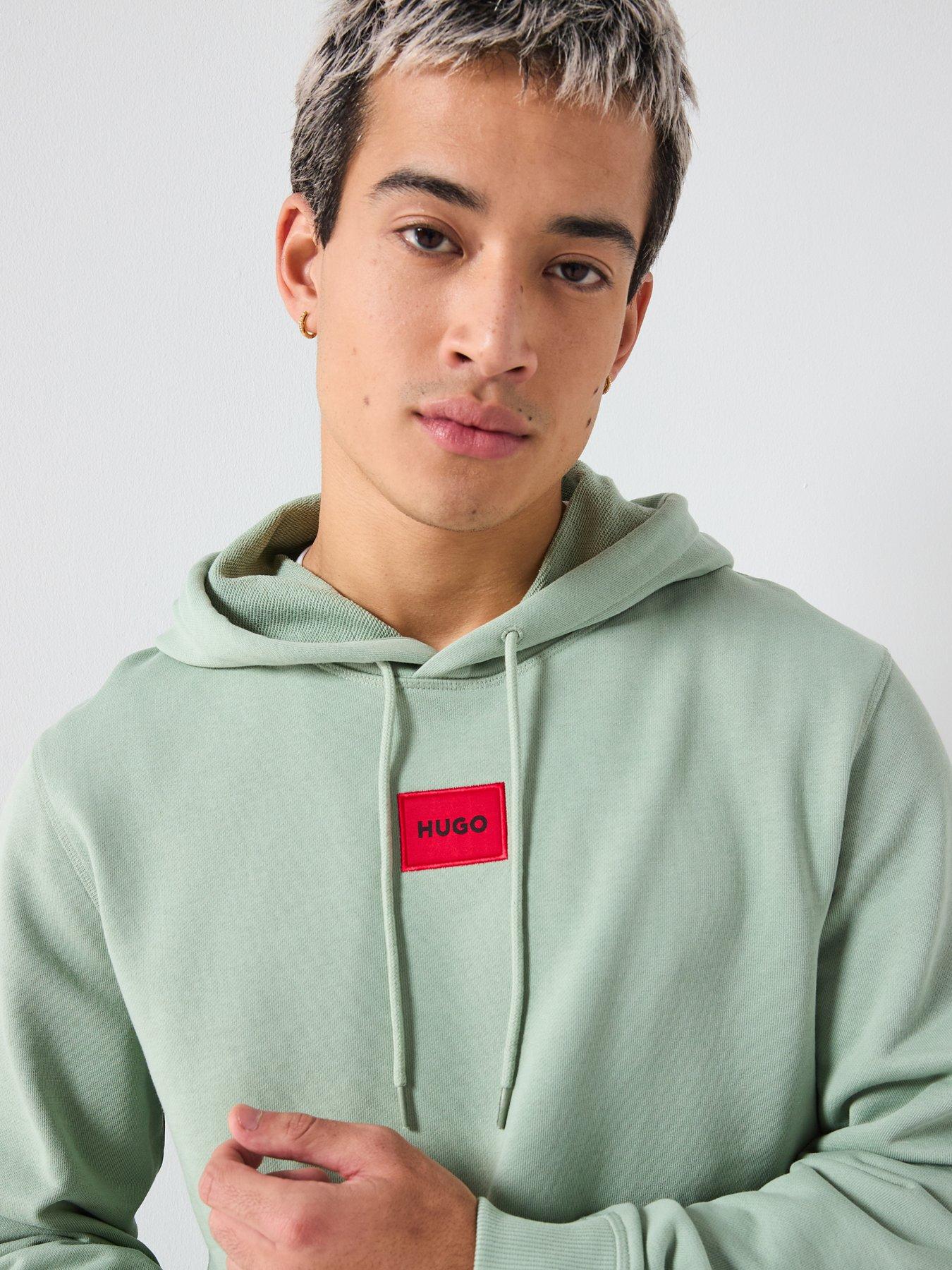 hugo-daratschi214-regular-fit-red-box-logo-hoodie-greenoutfit
