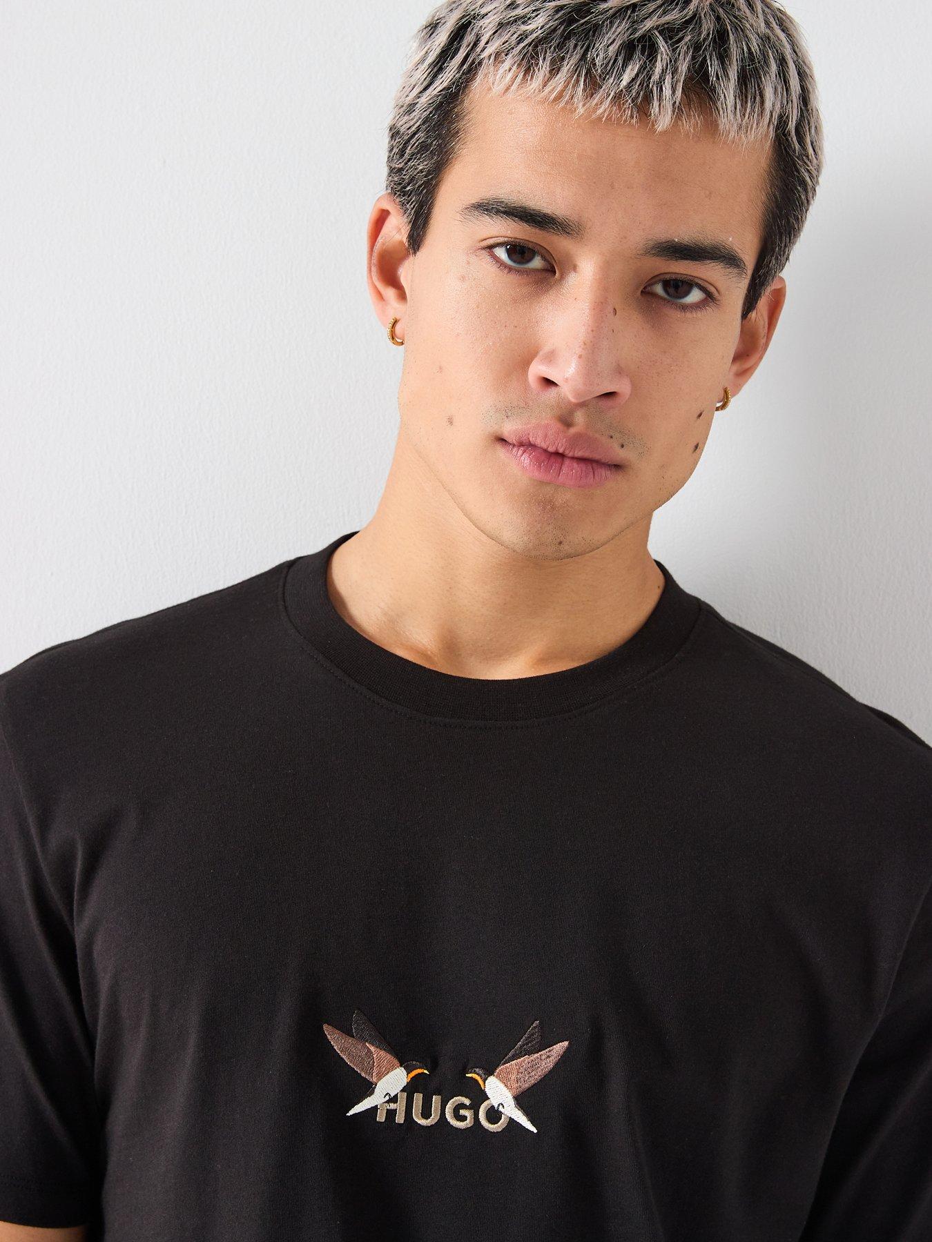 hugo-dugolini-regular-fit-t-shirt-embroidered-blackoutfit