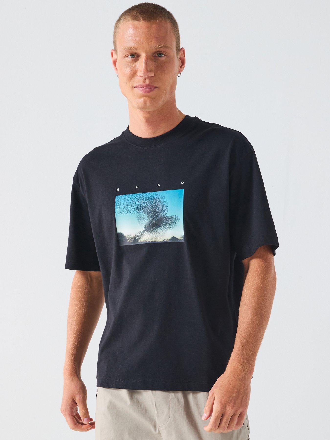 HUGO Dorizon Oversize Fit T-Shirt - Black