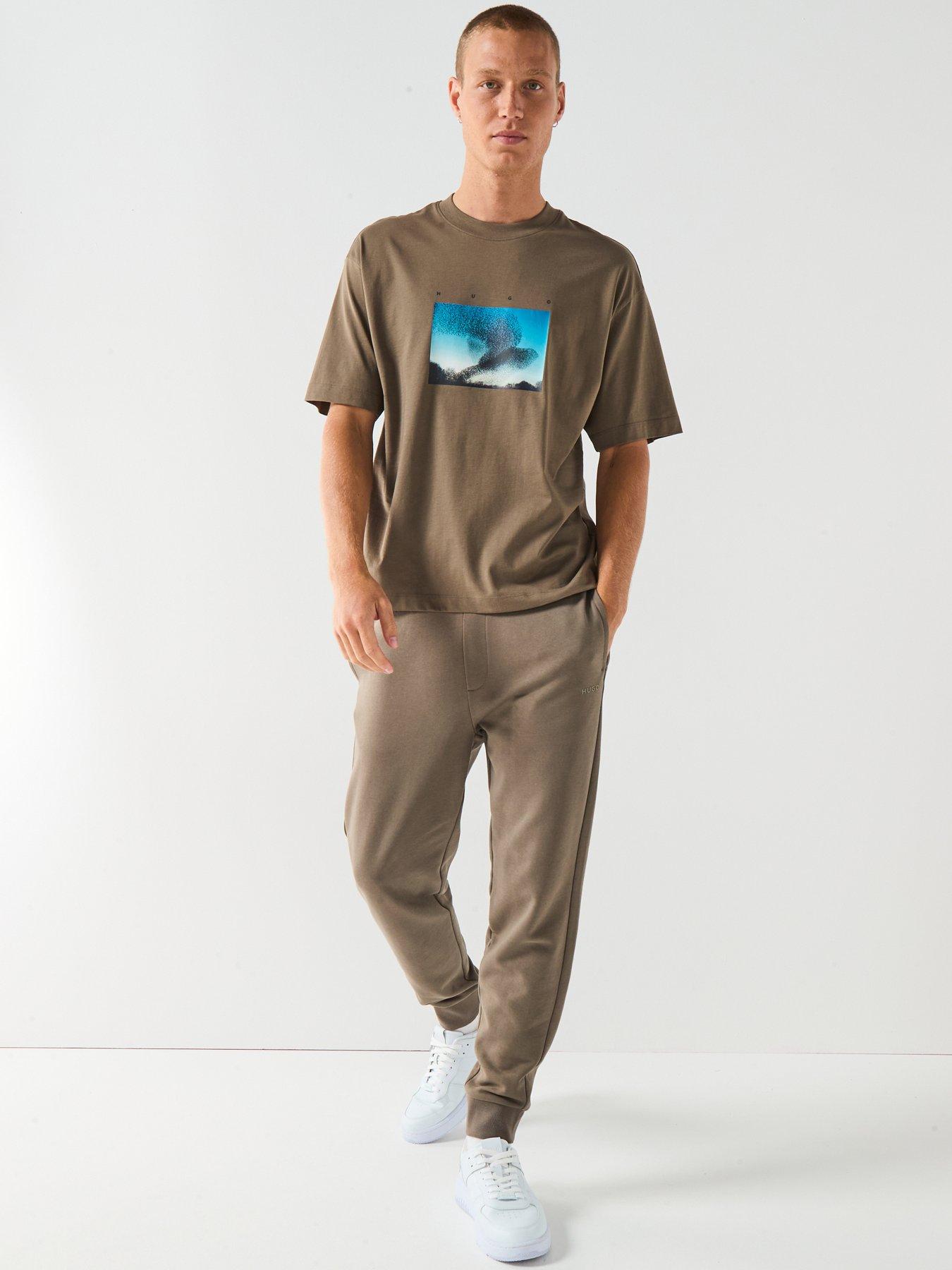 Image 3 of 6 of HUGO Dorizon Oversize Fit T-Shirt - Grey