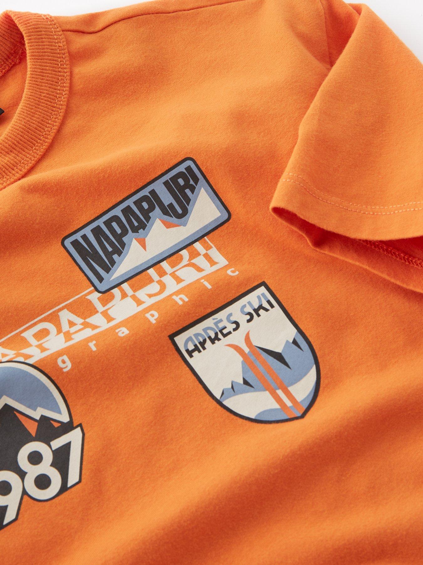 Image 3 of 4 of NAPAPIJRI Kids Unisex S-Primiero T-Shirt - Orange
