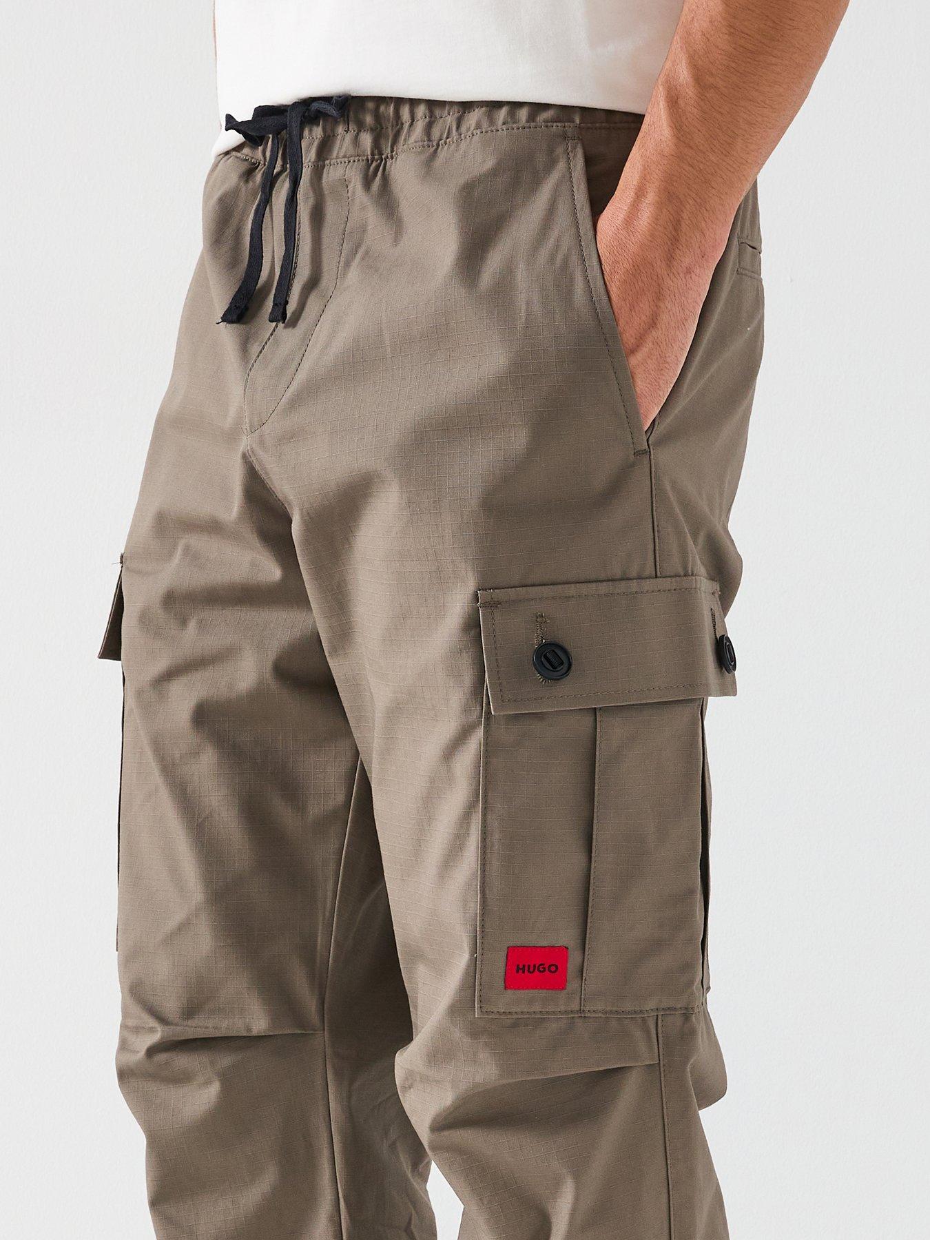 hugo-garlo233-regular-fit-drawstring-cargo-pants-greyoutfit