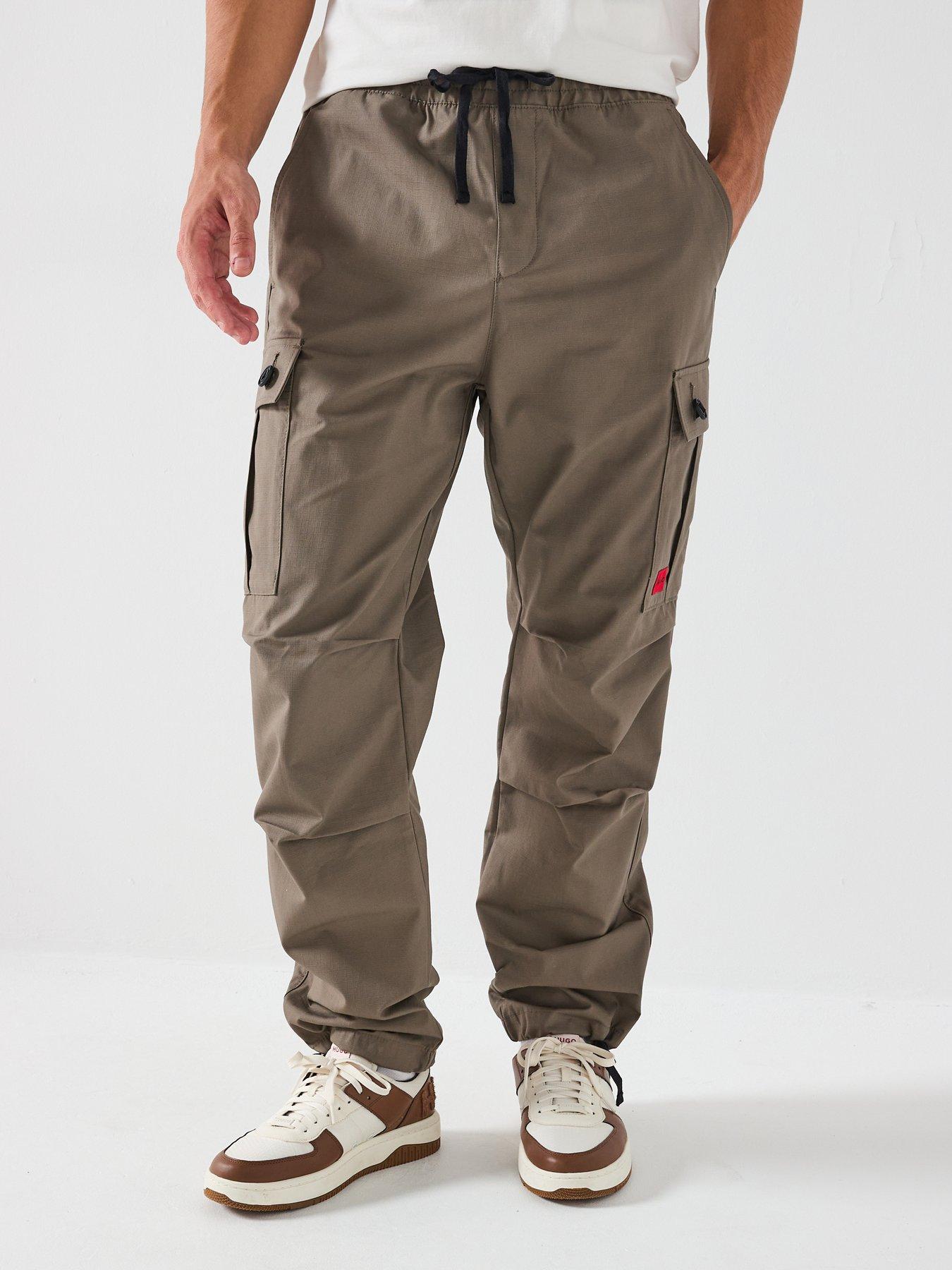 hugo-garlo233-regular-fit-drawstring-cargo-pants-greydetail