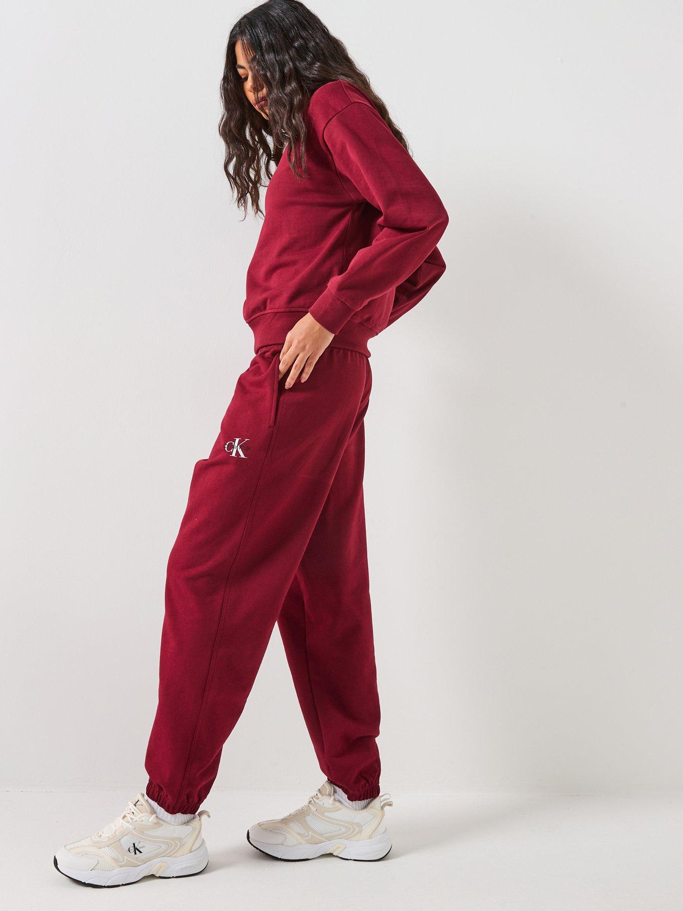 calvin-klein-jeans-monologo-cuffed-joggers-redback