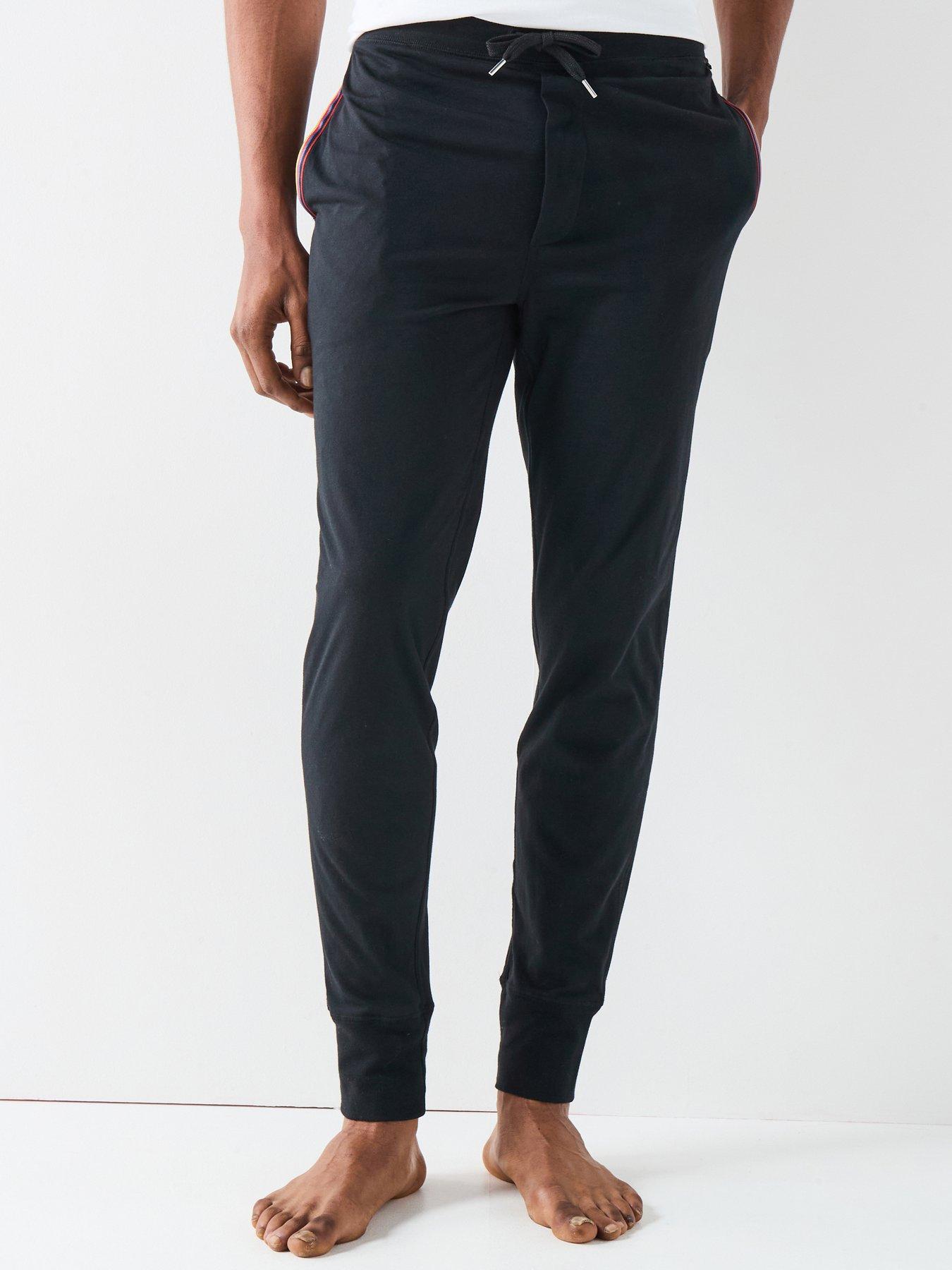 PS PAUL SMITH Plain Jersey Loungewear Bottoms - Black