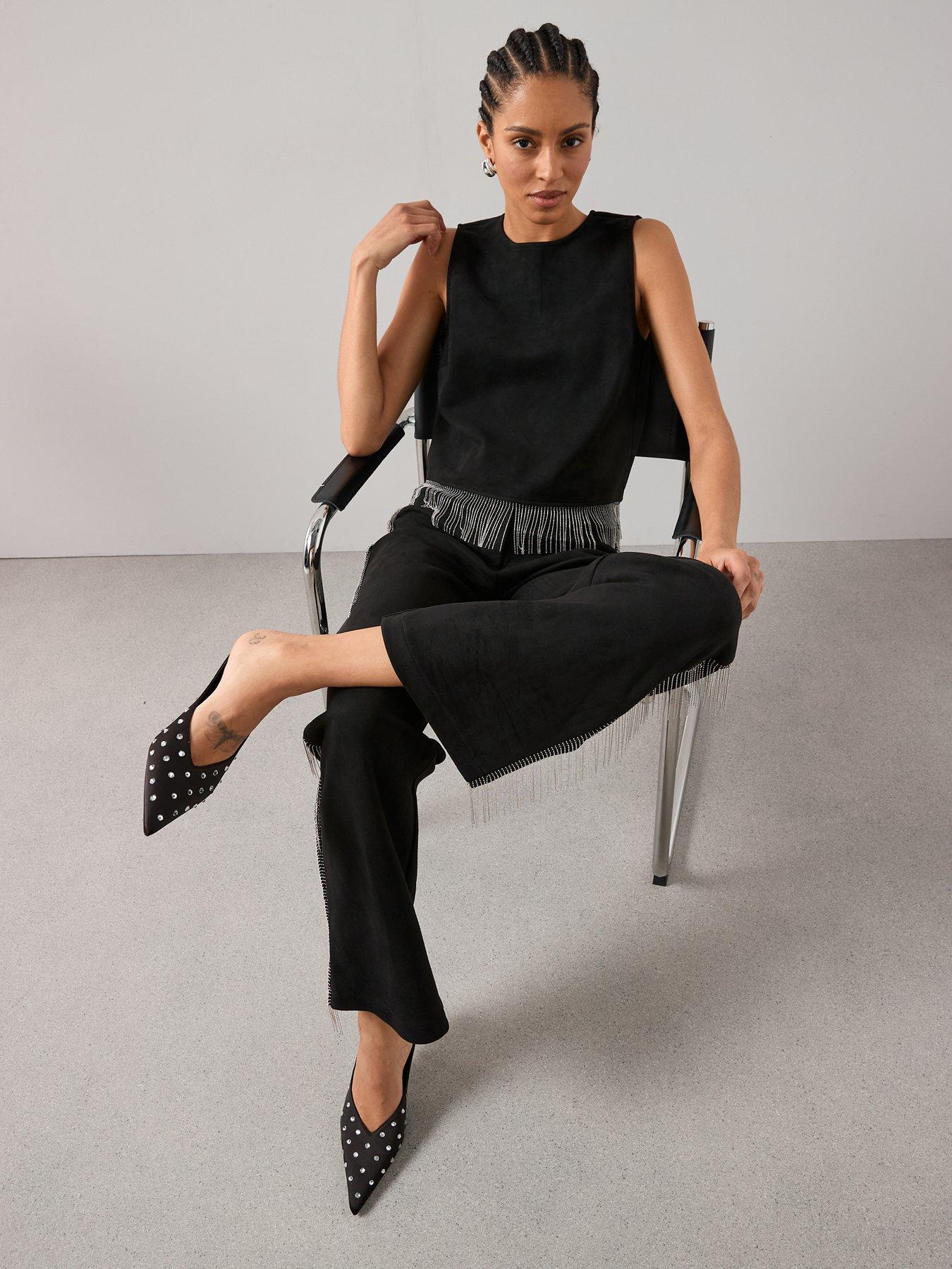 the-very-collection-suede-fringe-co-ord-top-blackoutfit