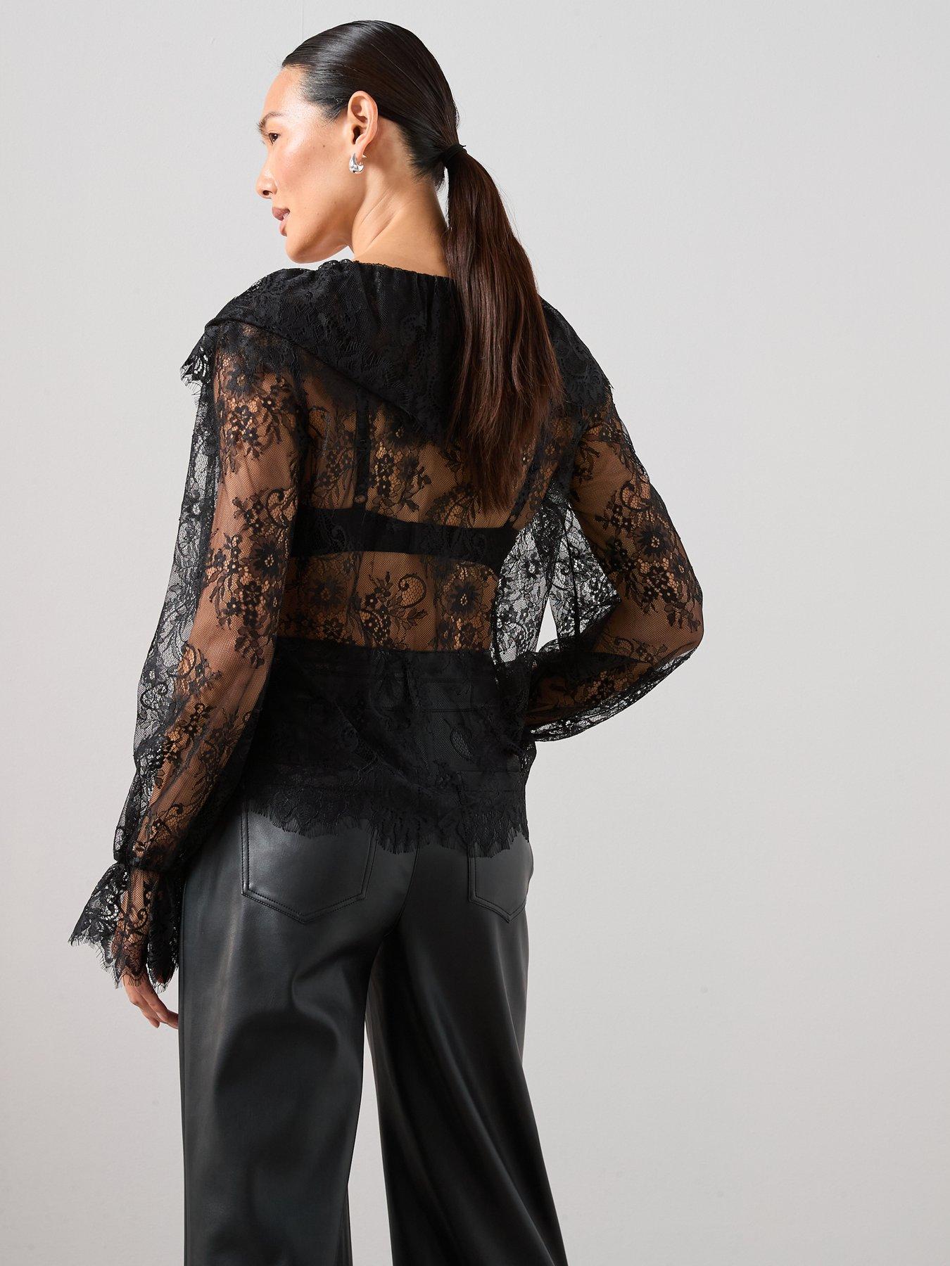 the-very-collection-ruffle-lace-blouse-blackstillFront