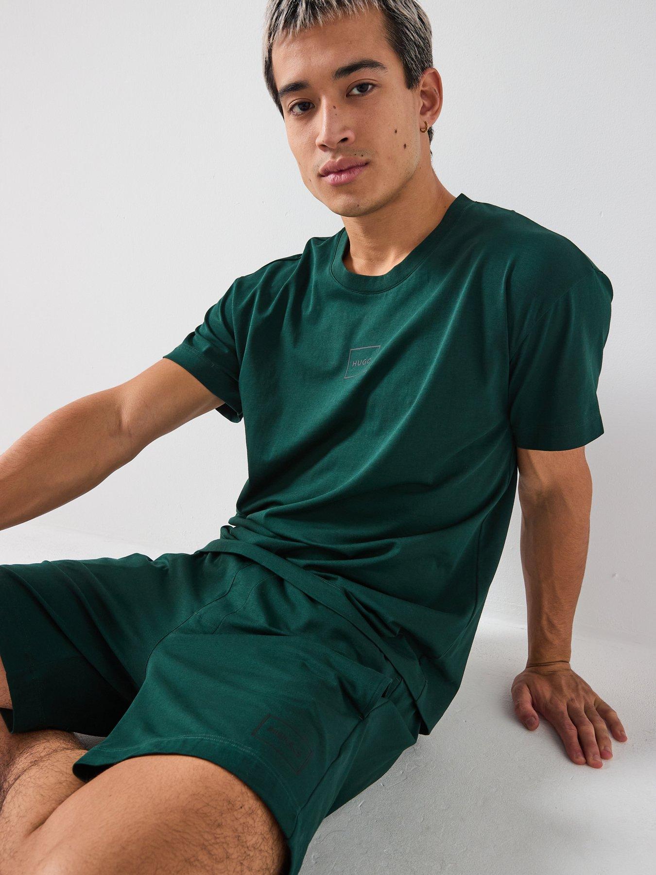 hugo-laze-loungewear-shorts-greenoutfit