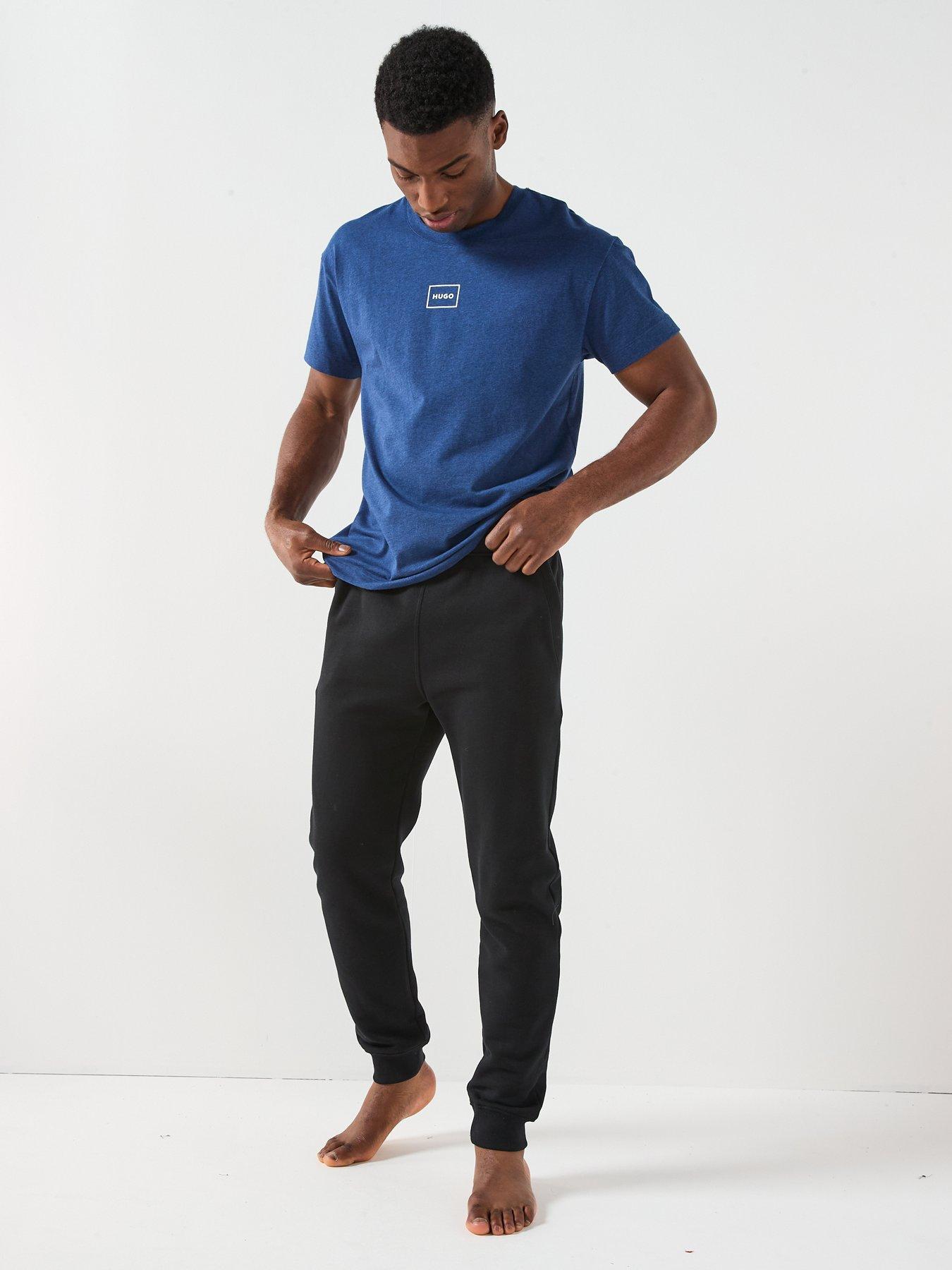 hugo-laze-relaxed-fit-loungewear-t-shirt-navyback