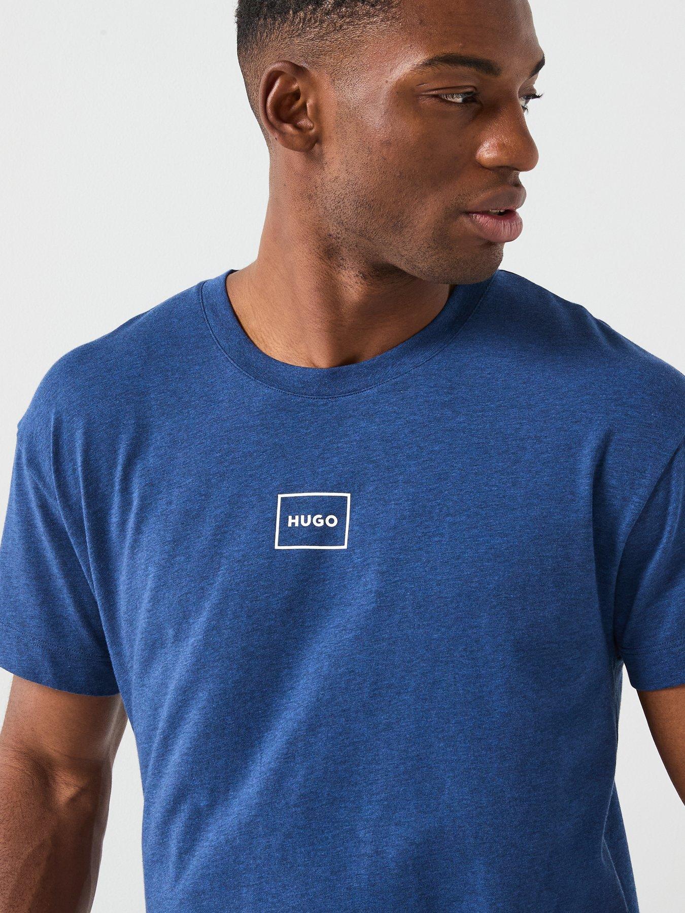hugo-laze-relaxed-fit-loungewear-t-shirt-navyoutfit