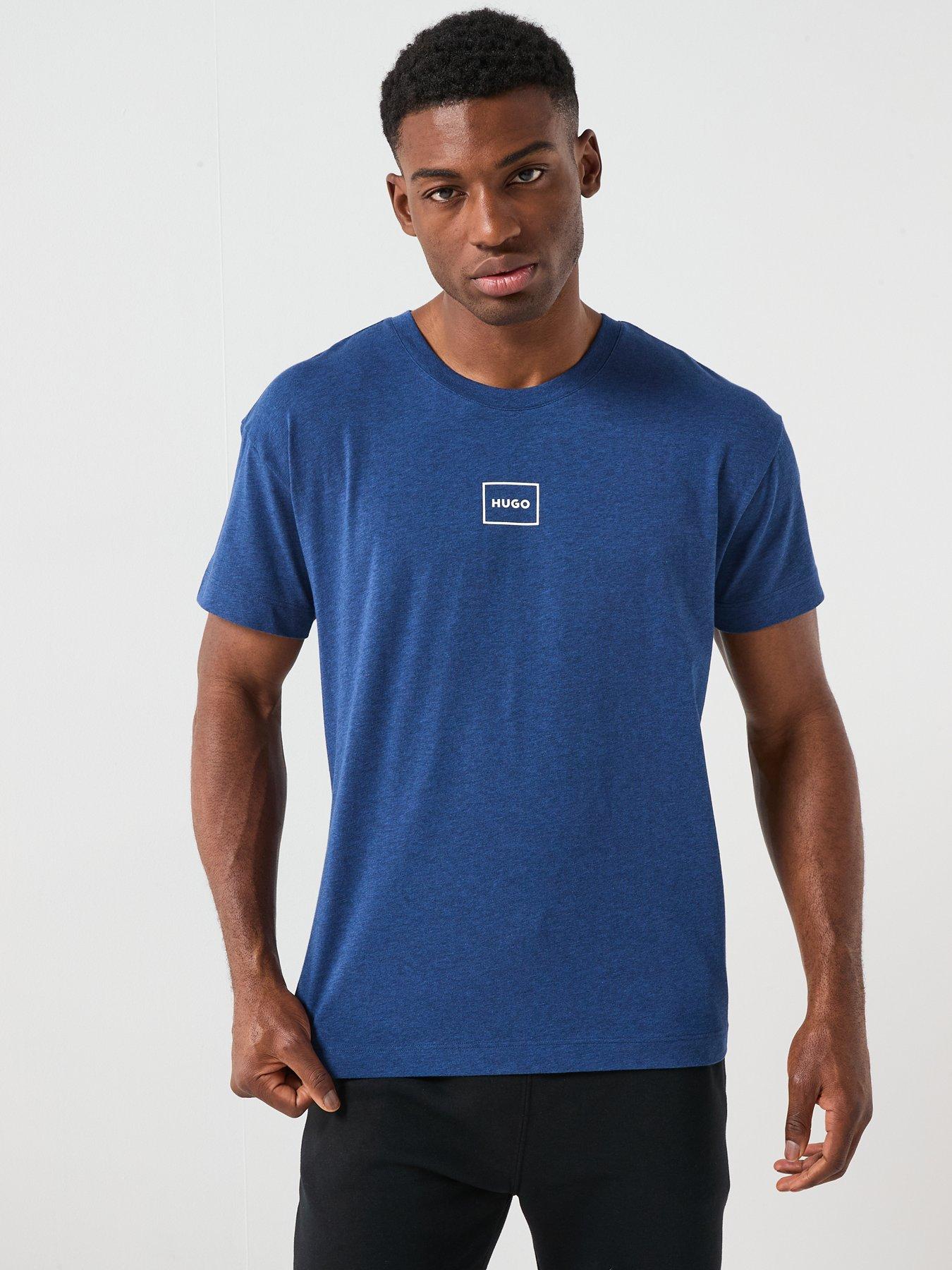 hugo-laze-relaxed-fit-loungewear-t-shirt-navydetail
