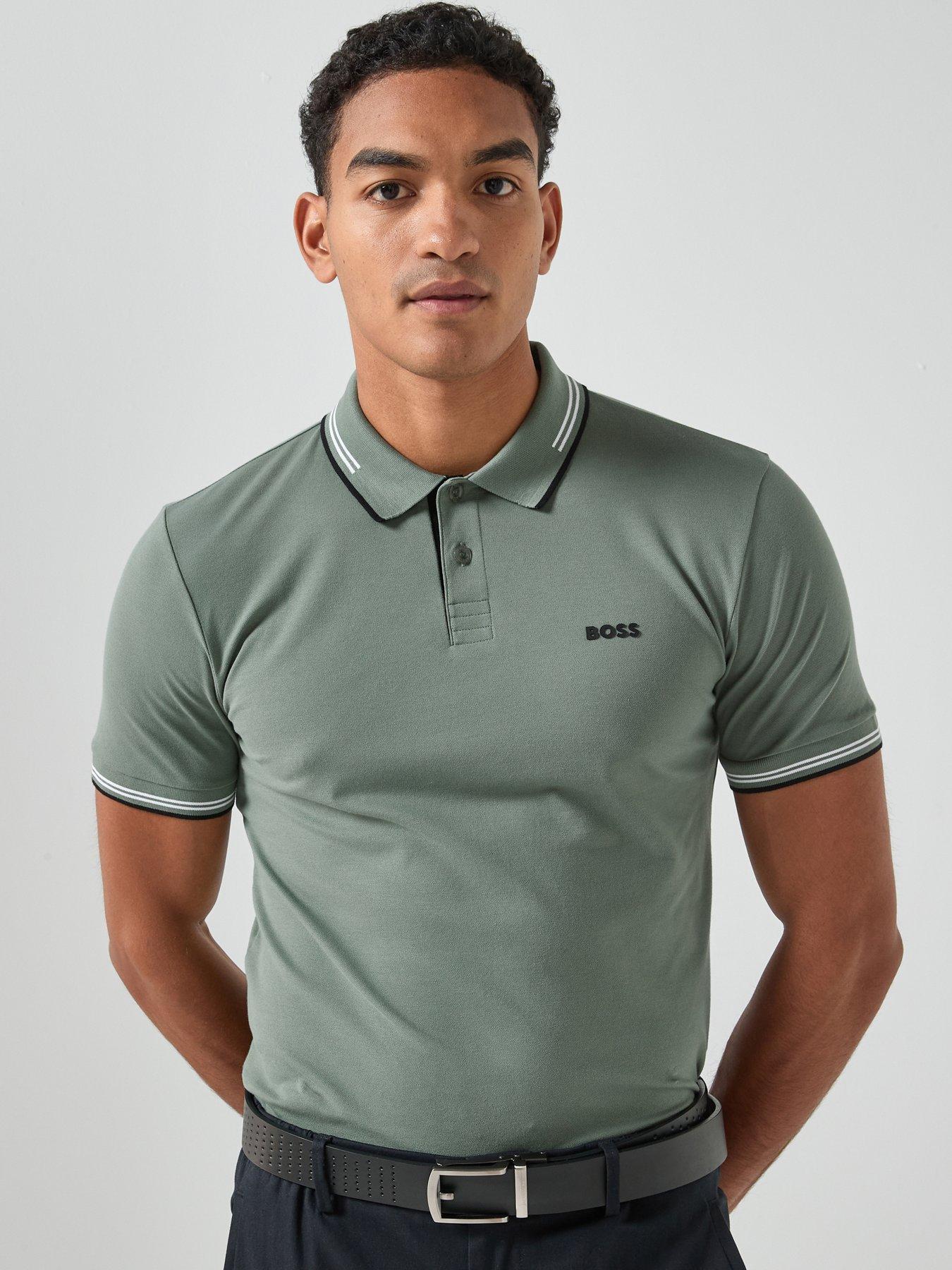 BOSS Mens Golf Paul Polo Shirt - Green