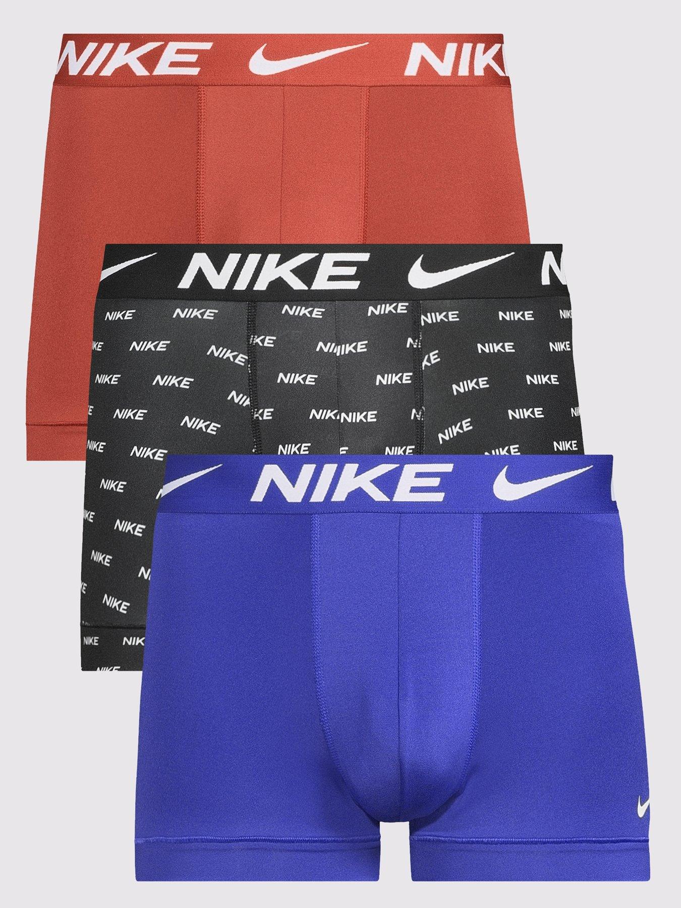 Nike Essential Micro 3 Pack Trunks - Multi