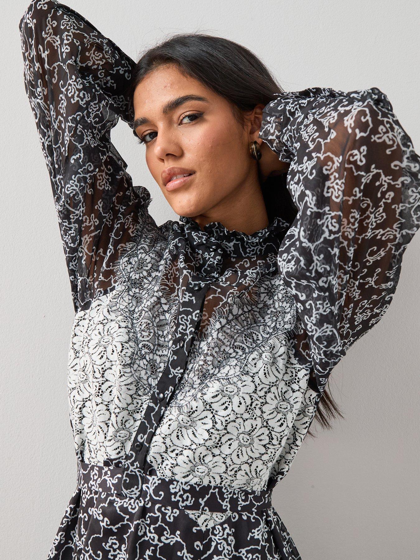 the-very-collection-lace-detail-long-sleeve-midaxi-dress-printdetail