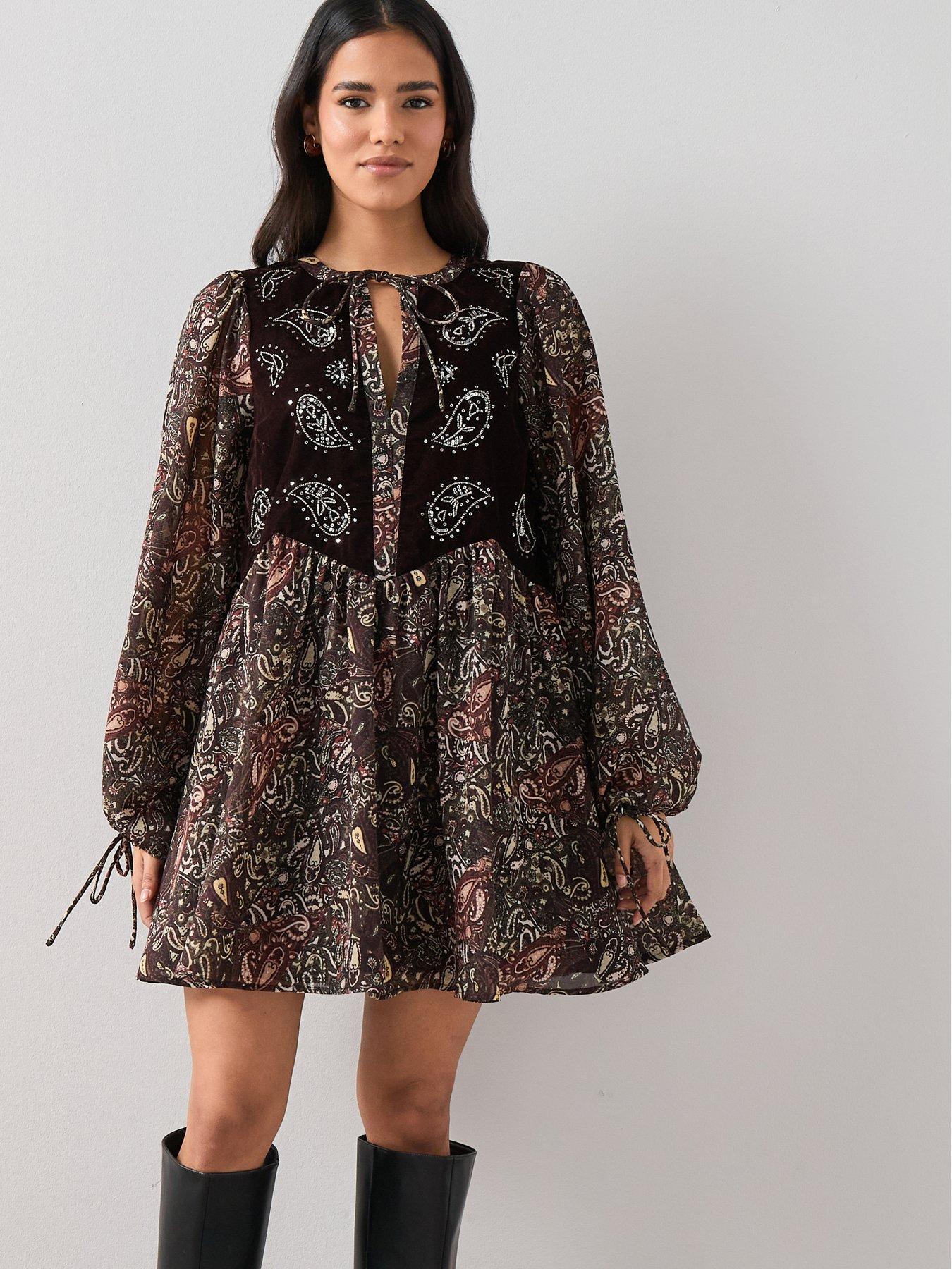 the-very-collection-velvet-embroidered-printed-mini-dress-printfront