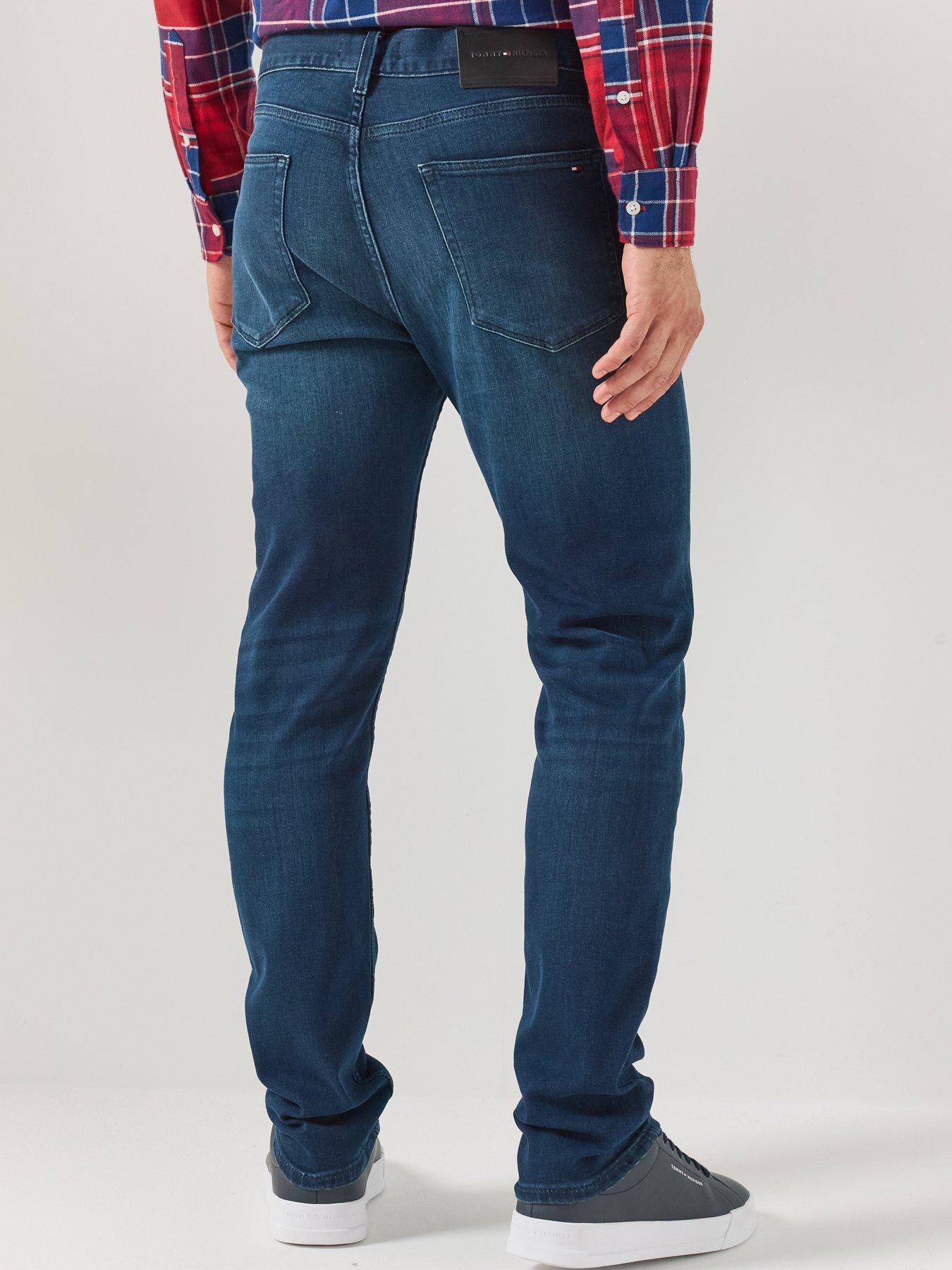 Image 2 of 6 of Tommy Hilfiger Core Bleecker Slim Fit Jeans Deep Blue - Brown