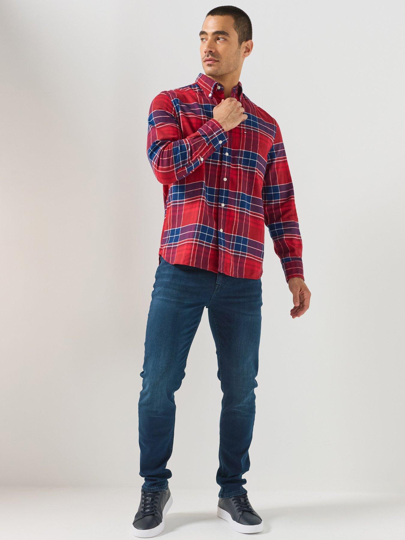 Image 3 of 6 of Tommy Hilfiger Core Bleecker Slim Fit Jeans Deep Blue - Brown