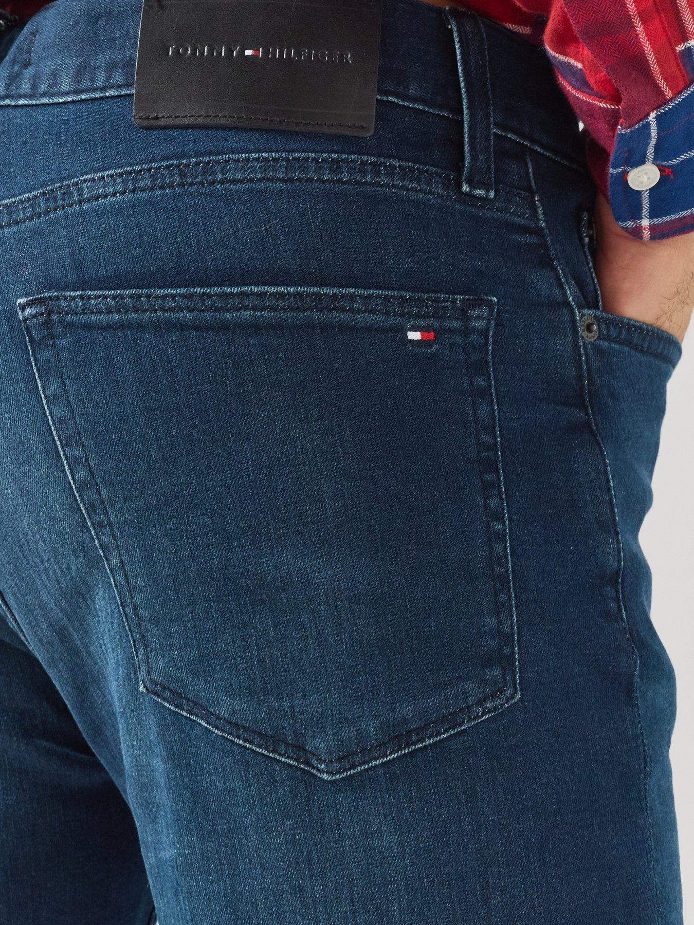 Image 5 of 6 of Tommy Hilfiger Core Bleecker Slim Fit Jeans Deep Blue - Brown