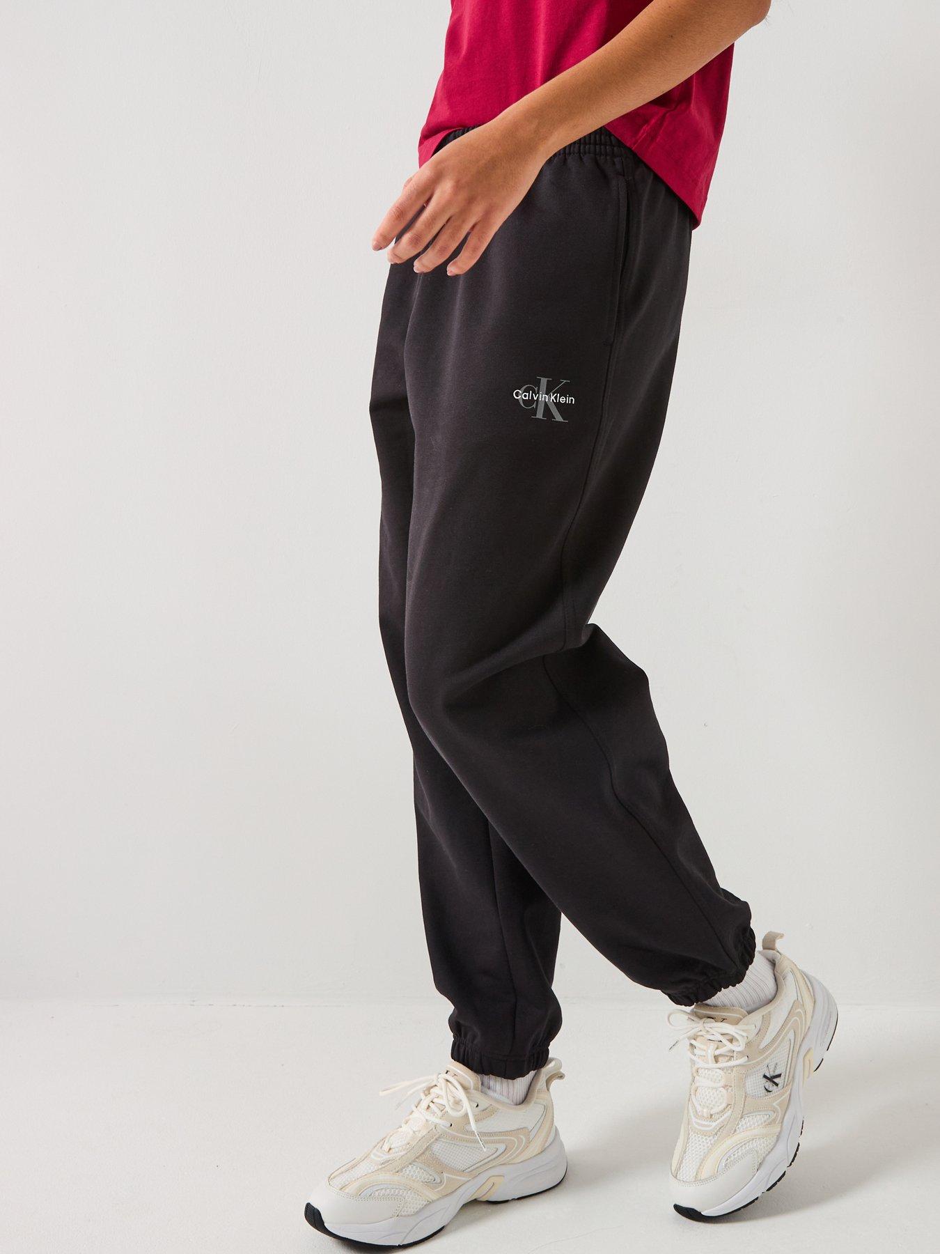 calvin-klein-jeans-monologo-cuffed-joggers-black
