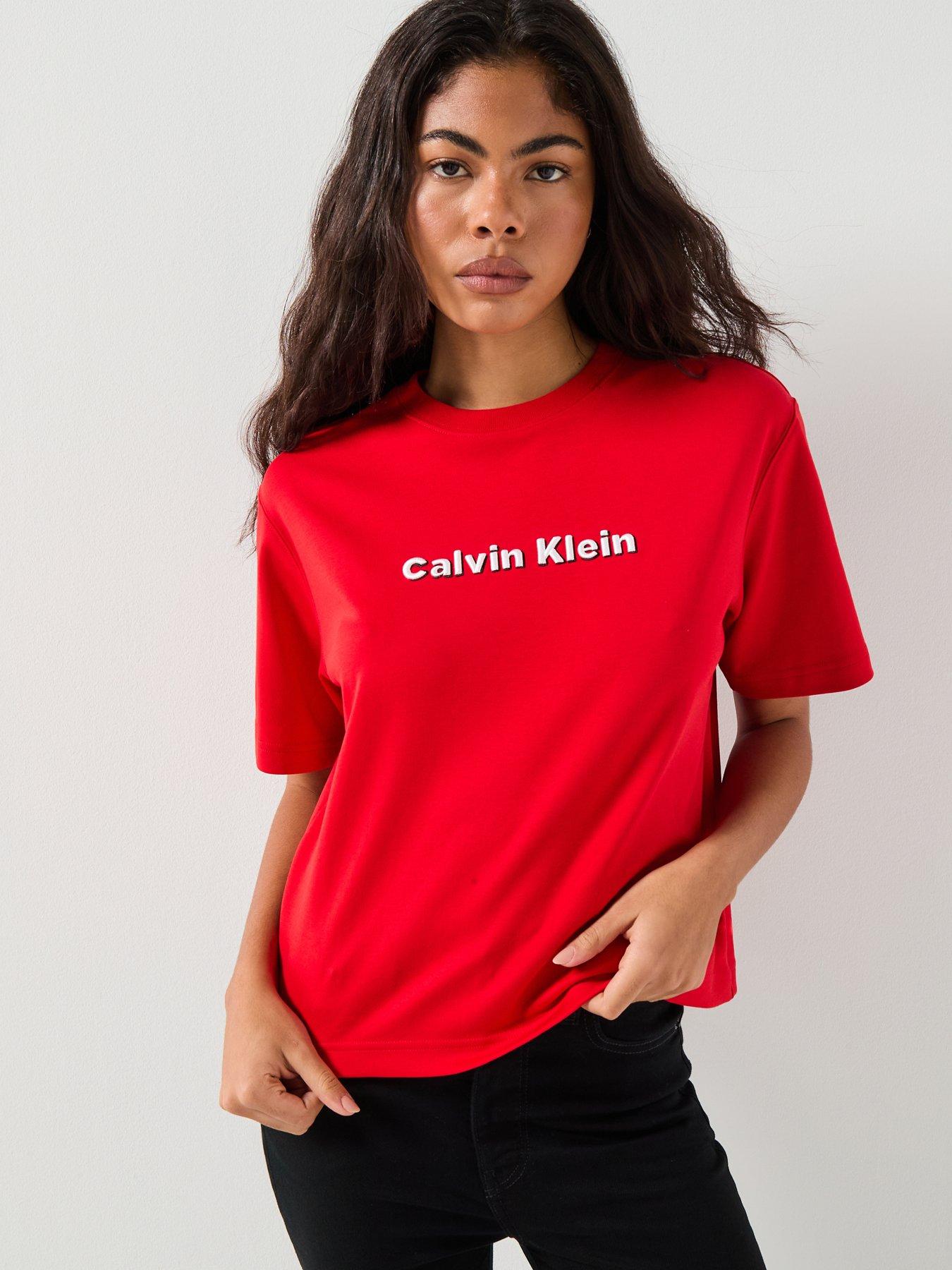 calvin-klein-jeans-embroidered-logo-t-shirt-red