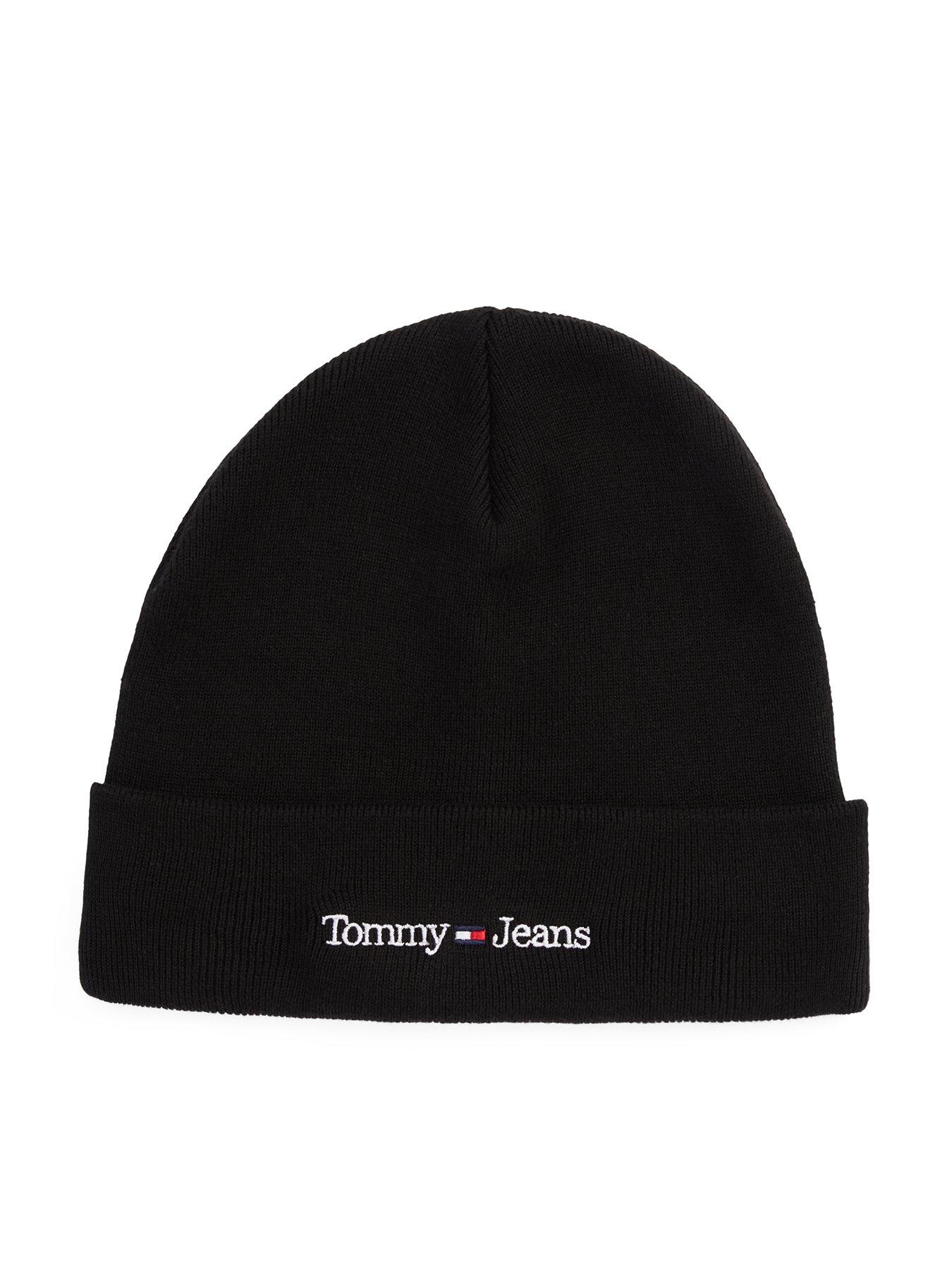 tommy-jeans-sport-beanie-blackfront