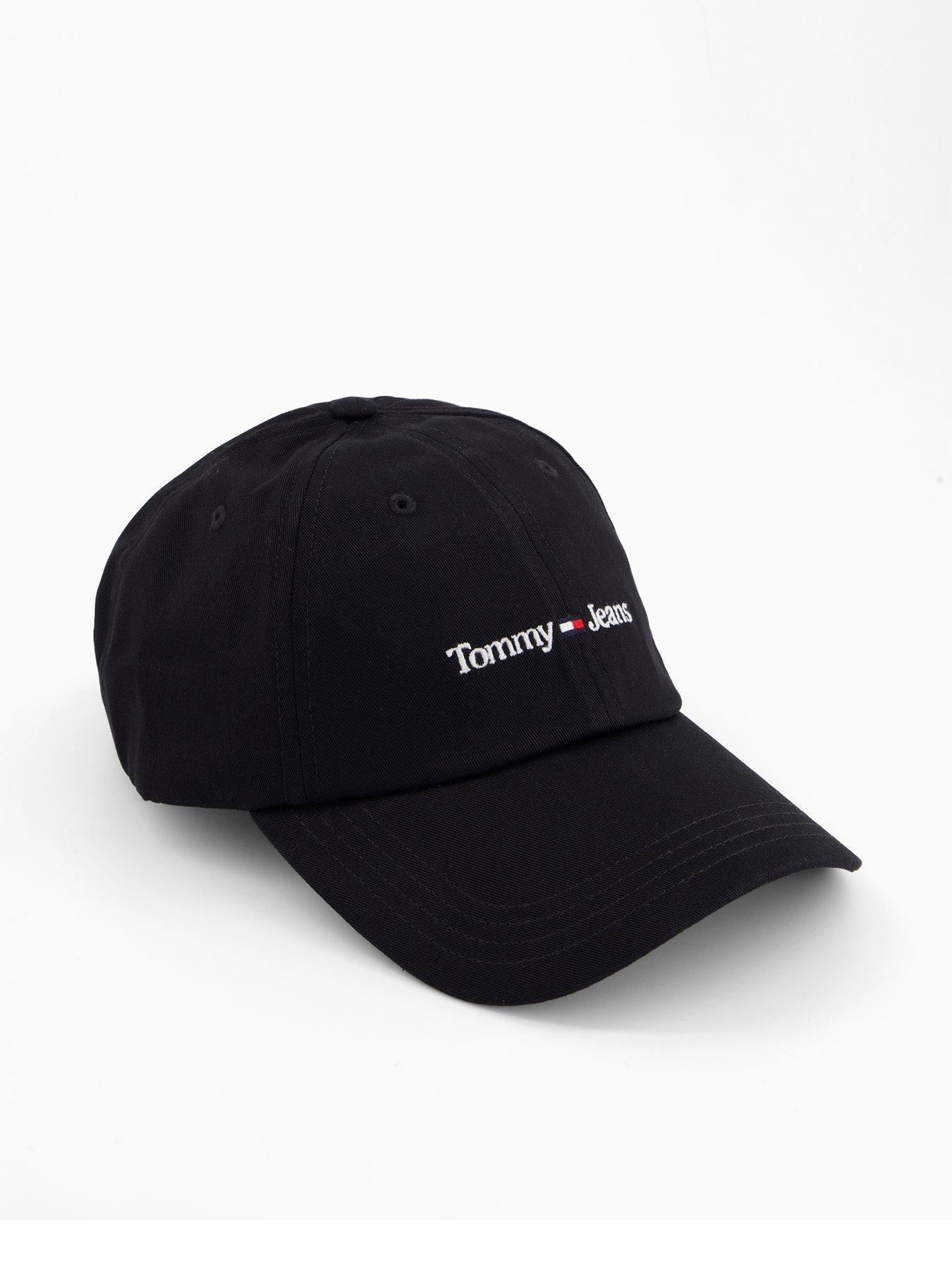 Image 1 of 4 of Tommy Jeans Sport Flag Cap - Black