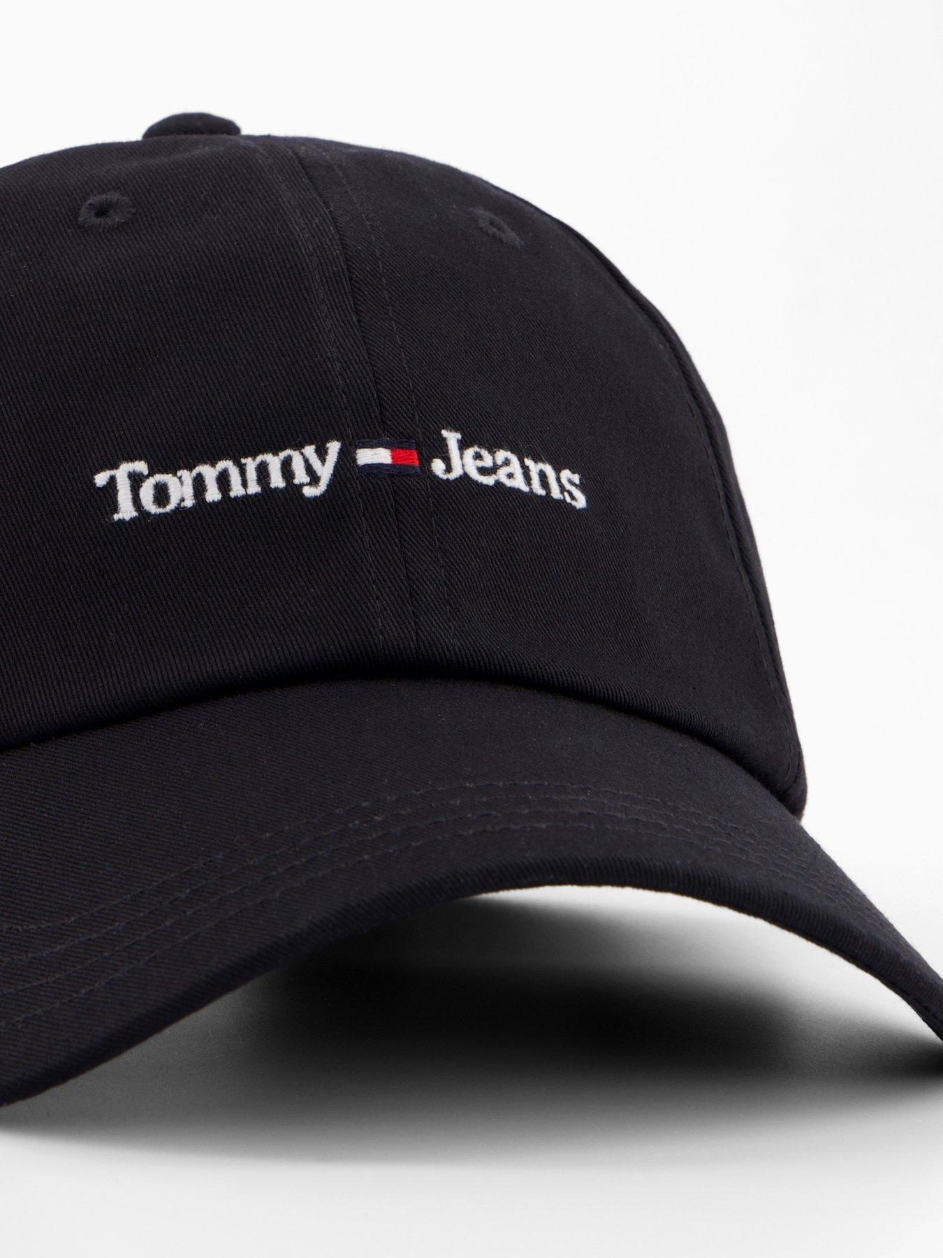 Image 3 of 4 of Tommy Jeans Sport Flag Cap - Black