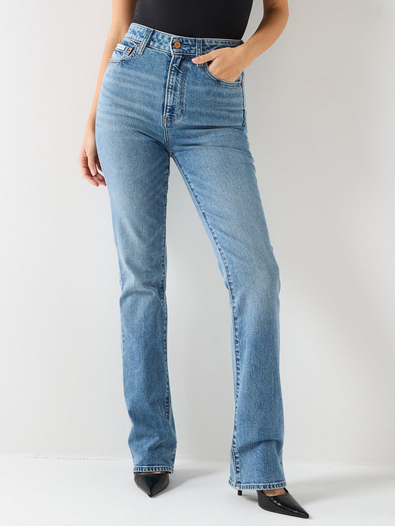 Calvin Klein Jeans Skinny Boot Cut Jeans - Blue