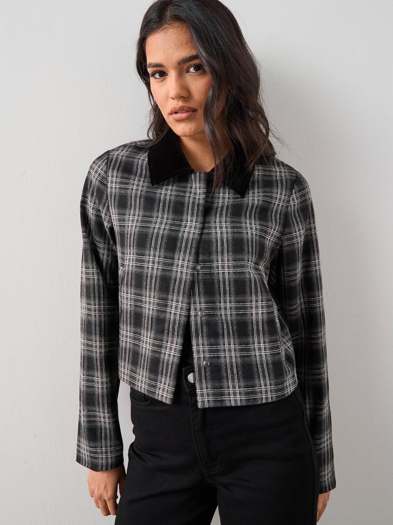 the-very-collection-contrast-collar-check-cocoon-jacket-co-ord-print