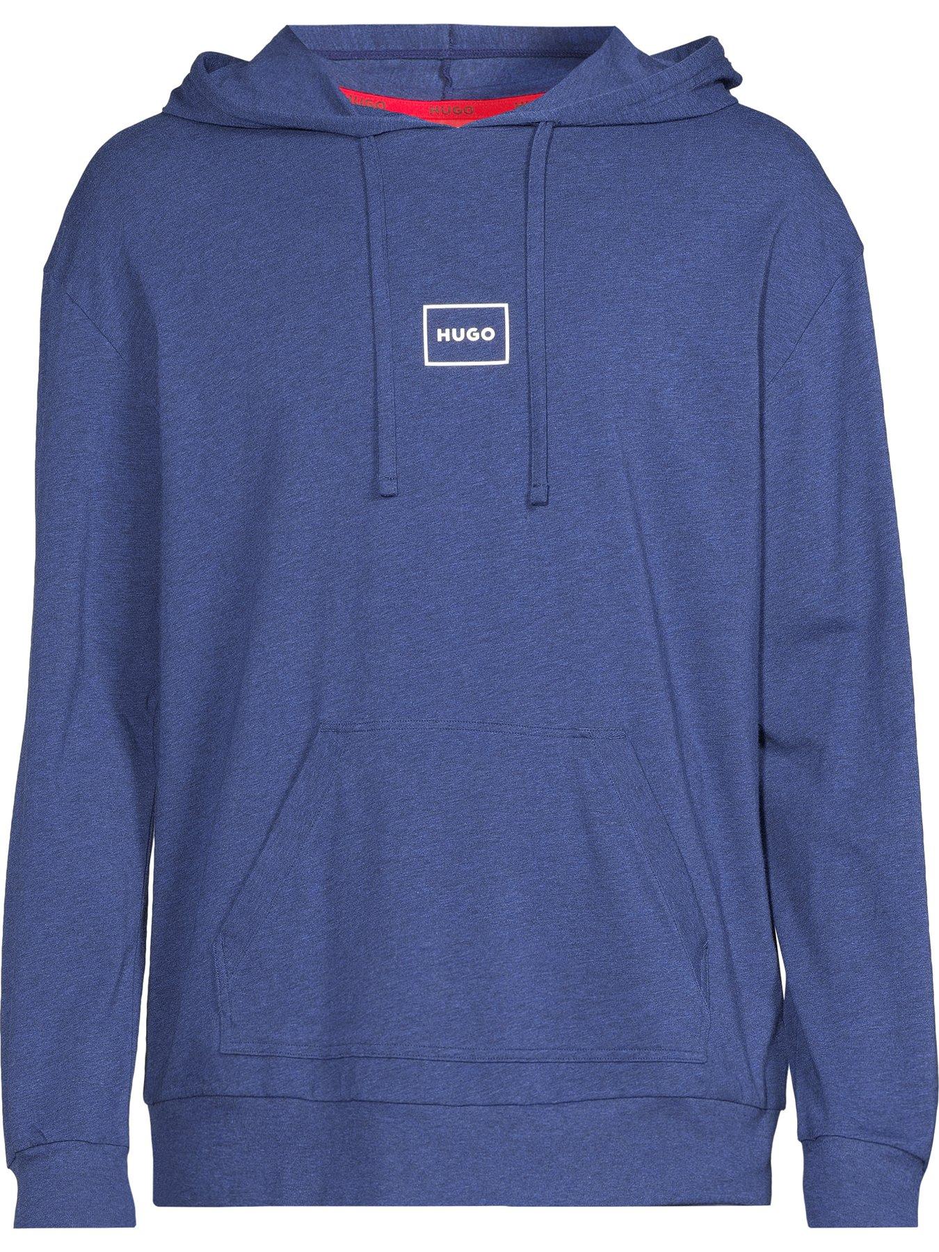 hugo-laze-hoodie-relaxed-fit-loungewear-hoodie-navydetail