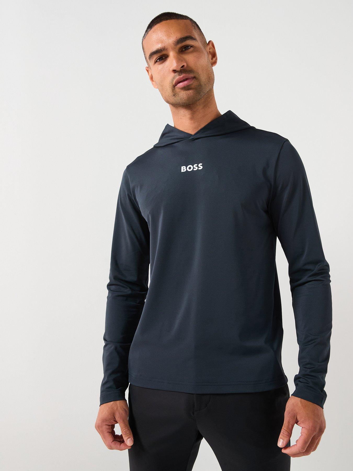 BOSS Mens Golf Scott Active Hoody - Navy