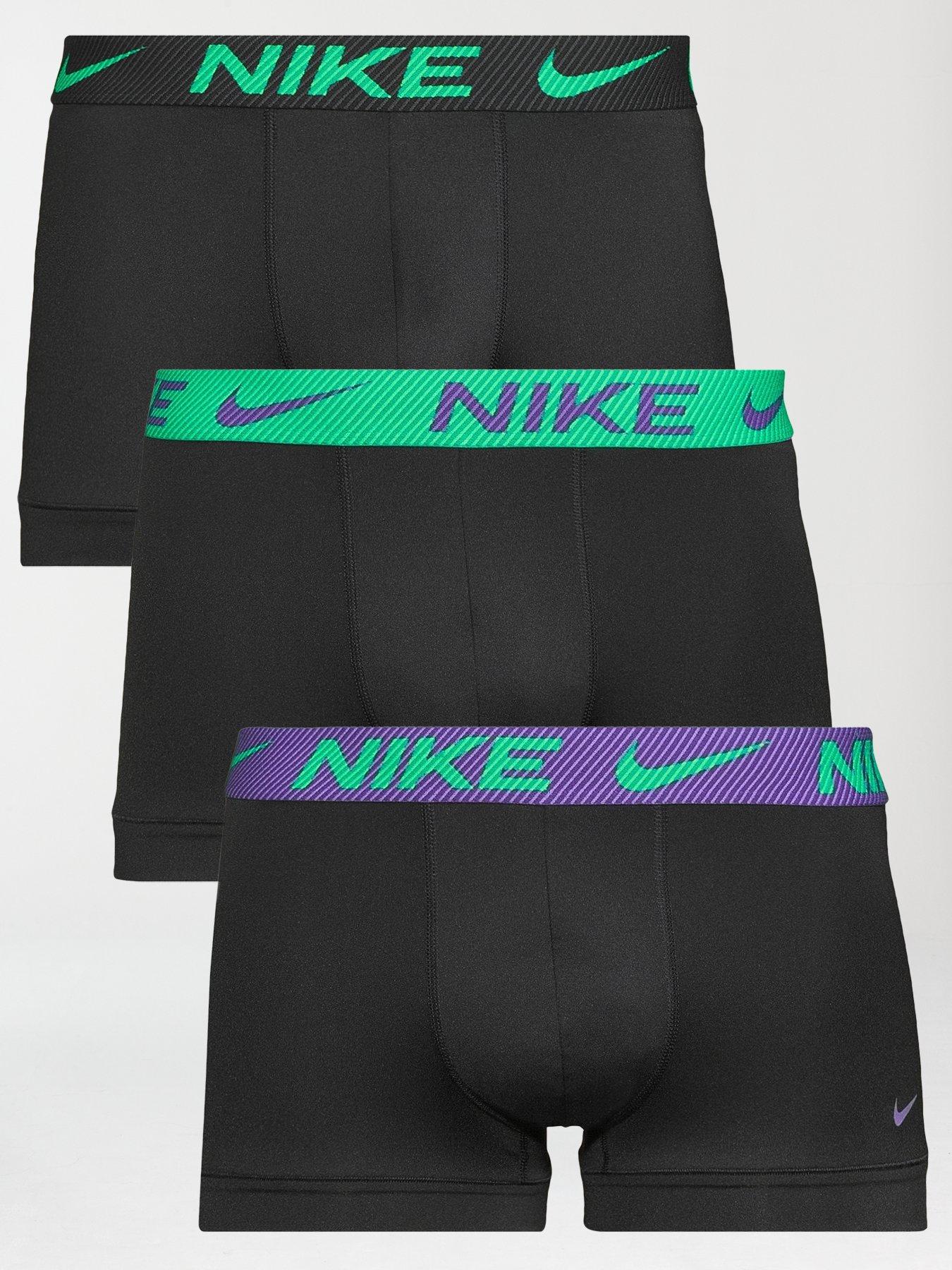 Image 1 of 3 of Nike Essential Micro 3 Pack Trunks - Black