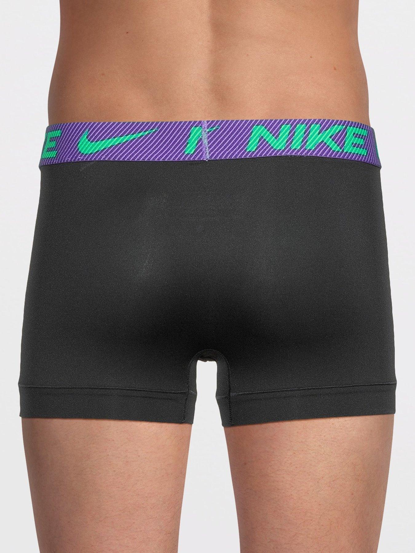 Image 3 of 3 of Nike Essential Micro 3 Pack Trunks - Black