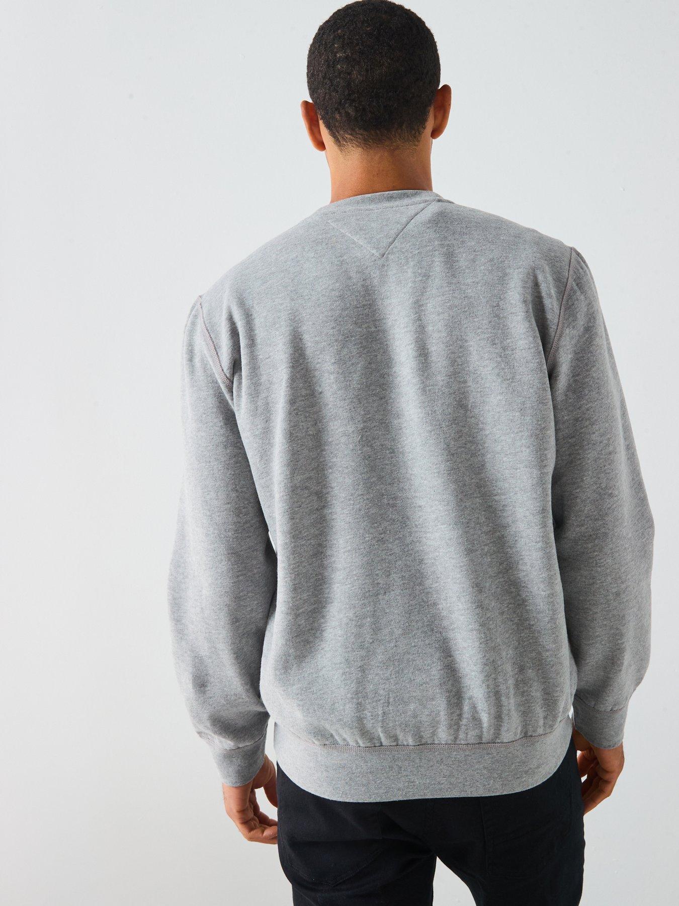 Image 2 of 5 of Tommy Hilfiger Essential Fleece Crew Neck Sweat - Grey