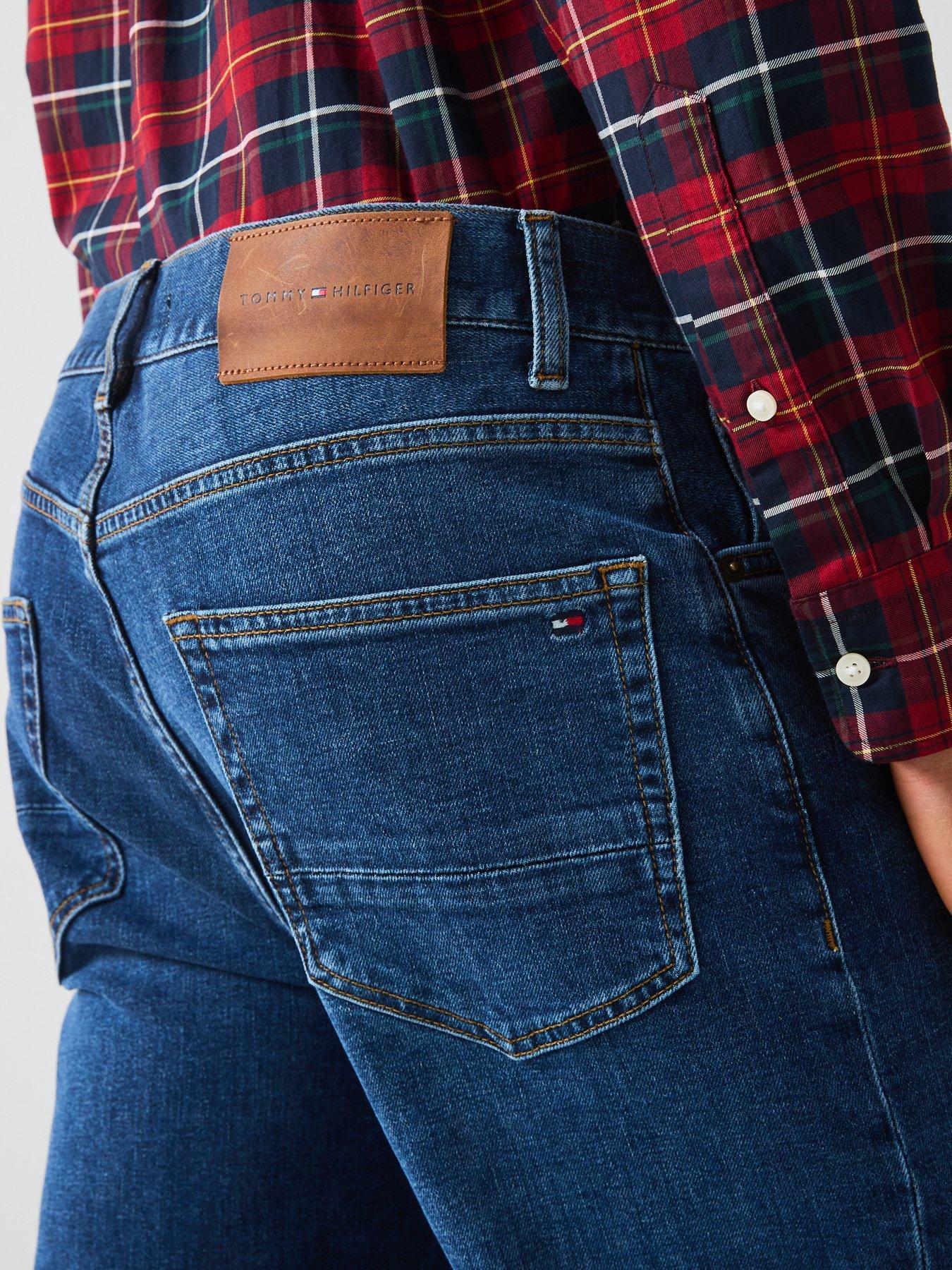 tommy-hilfiger-harlem-stretch-regular-tapered-jeans-dark-blueoutfit