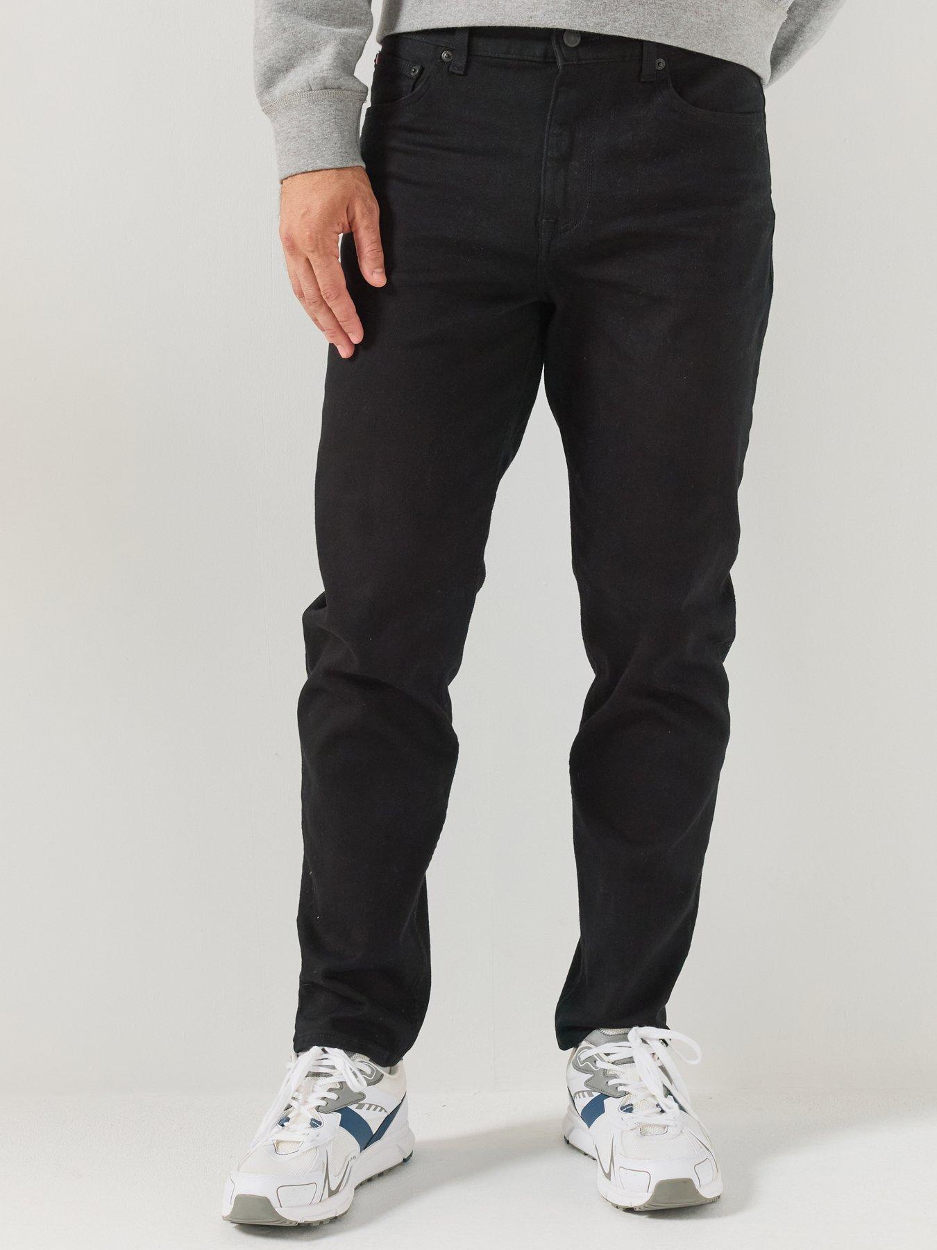 Image 1 of 5 of Tommy Hilfiger Harlem Stretch Regular Tapered Jeans - Brown