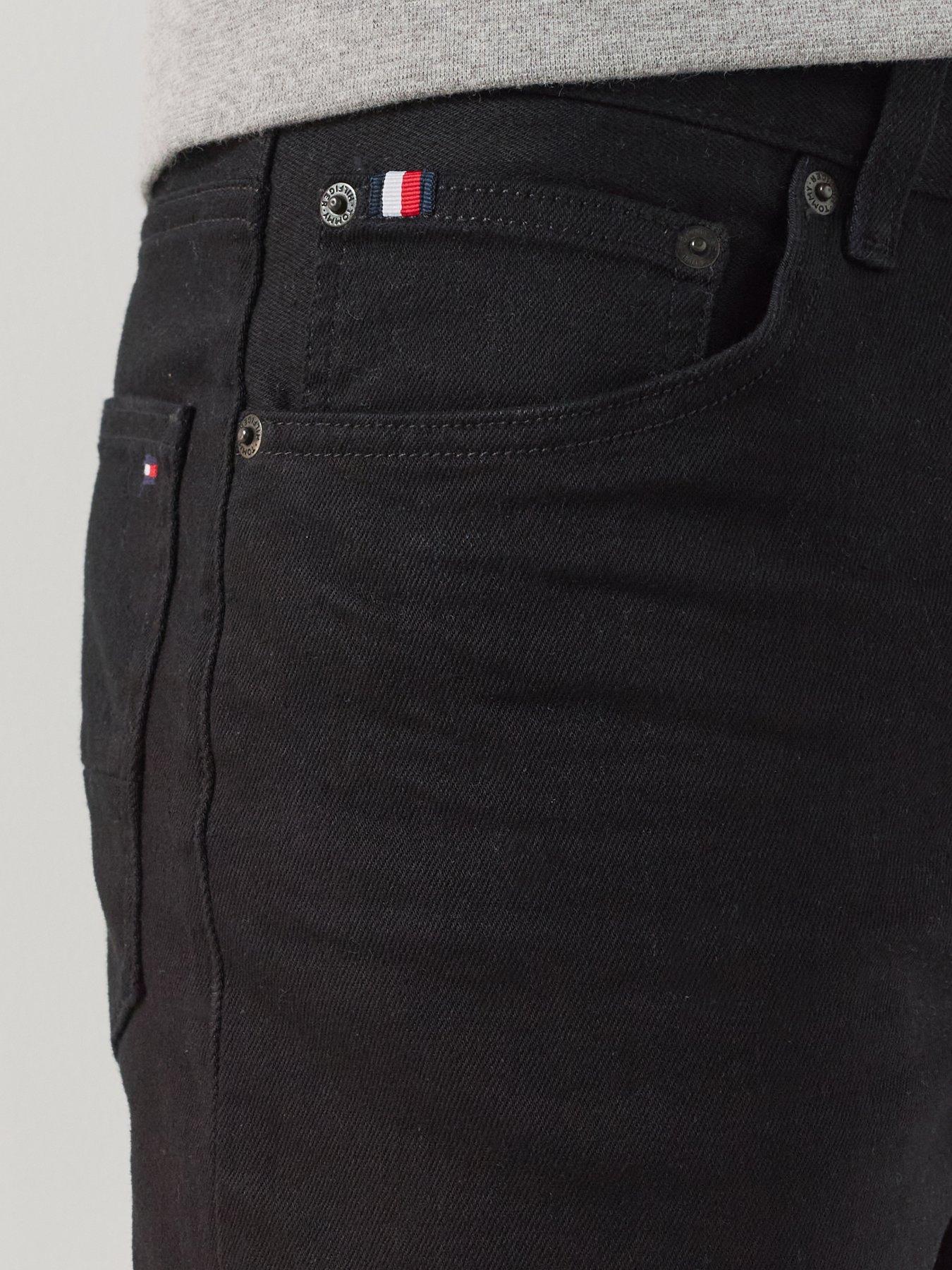 Image 4 of 5 of Tommy Hilfiger Harlem Stretch Regular Tapered Jeans - Brown