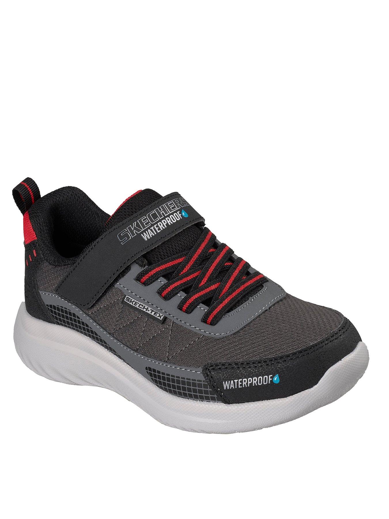 skechers-low-top-waterproof-gore-amp-strap-sneaker-blackstillFront