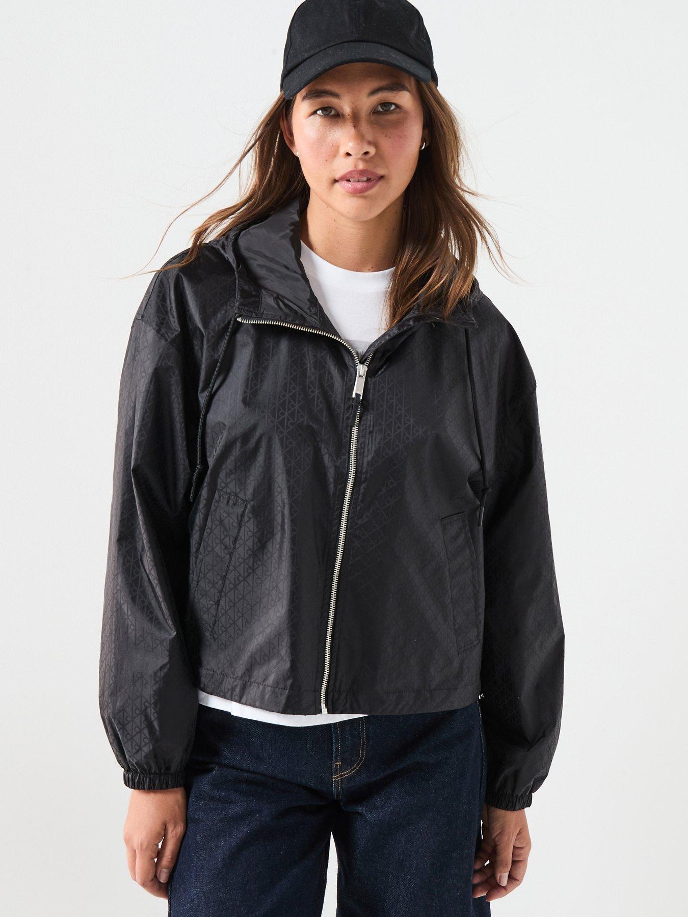 Calvin Klein Jeans Jacqaurd Wind Breaker - Black