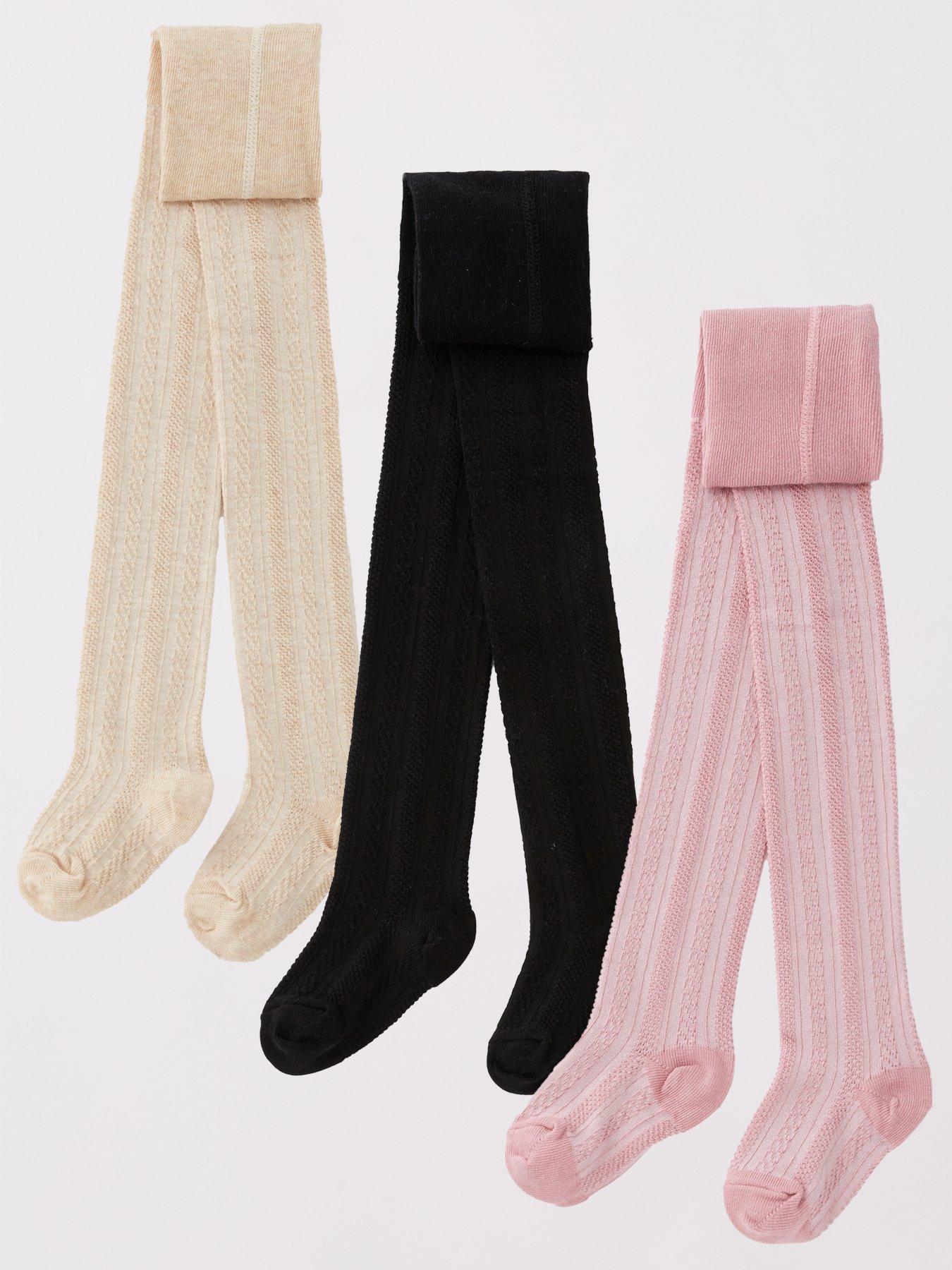 mini-v-by-very-girls-3-pack-cable-tights-blackcreampink-multi