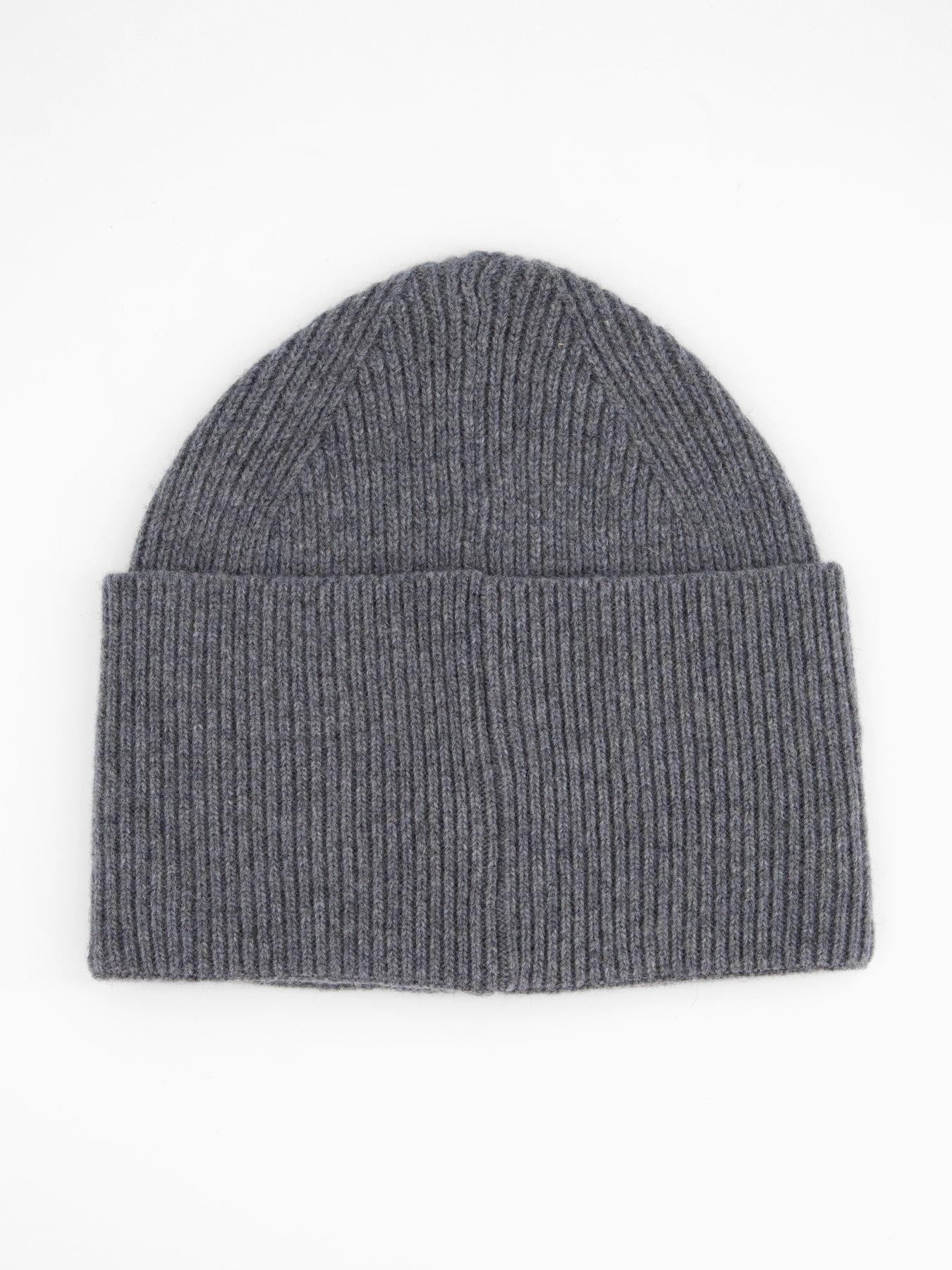 Image 2 of 4 of HUGO Xaff 6 Logo Beanie Hat - Dark Grey