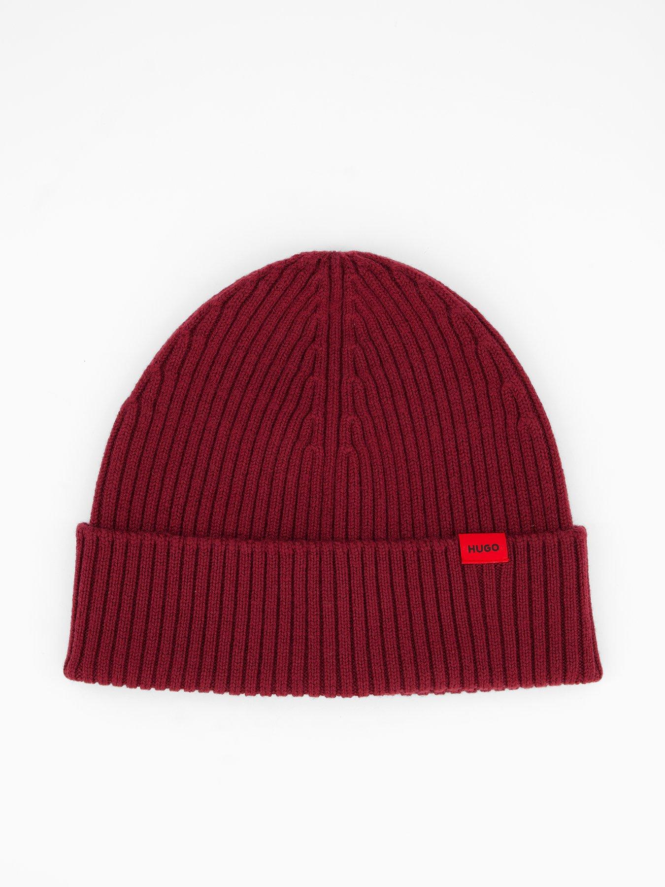 Image 1 of 4 of HUGO Xola Hat Small Logo - Dark Red - One Colour