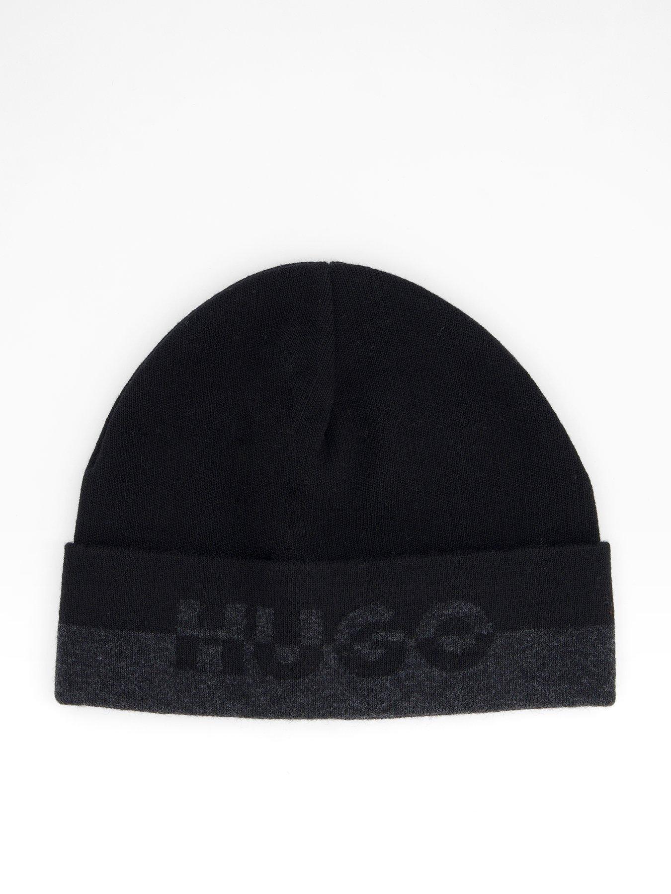 Image 1 of 4 of HUGO Xiviso Hat Large Logo Hat - Black