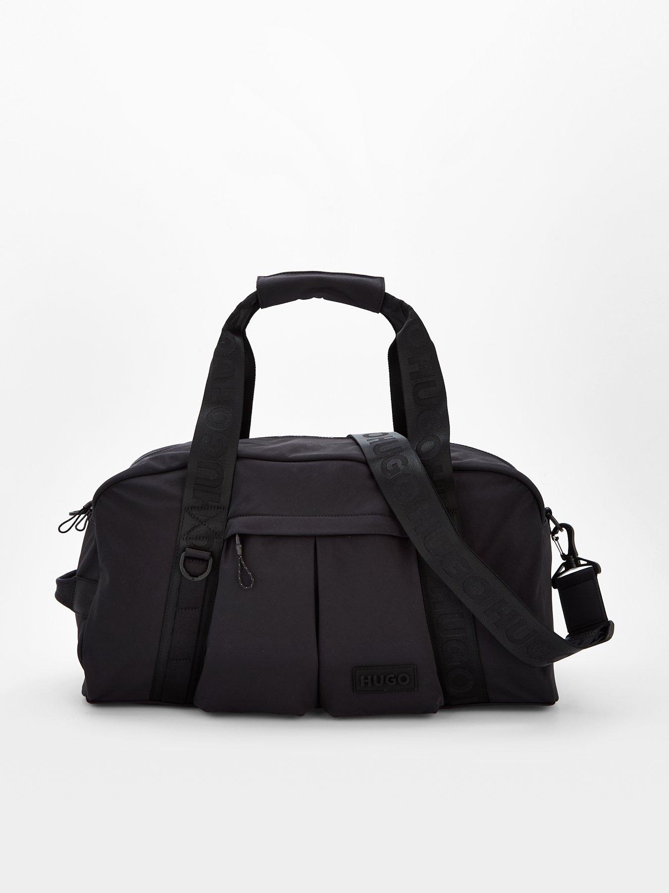 hugo-lightweight-holdall-with-3d-logo-patch-black