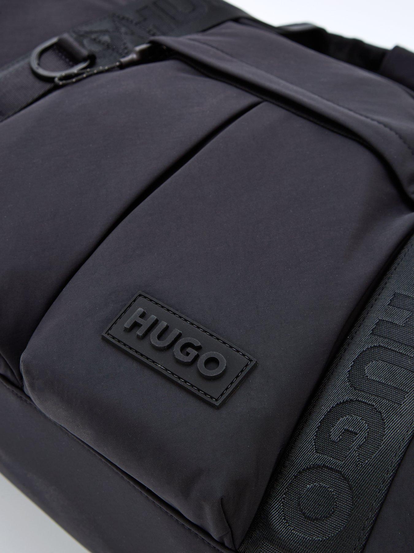 Image 3 of 5 of HUGO Lightweight Holdall with 3D Logo Patch - Black