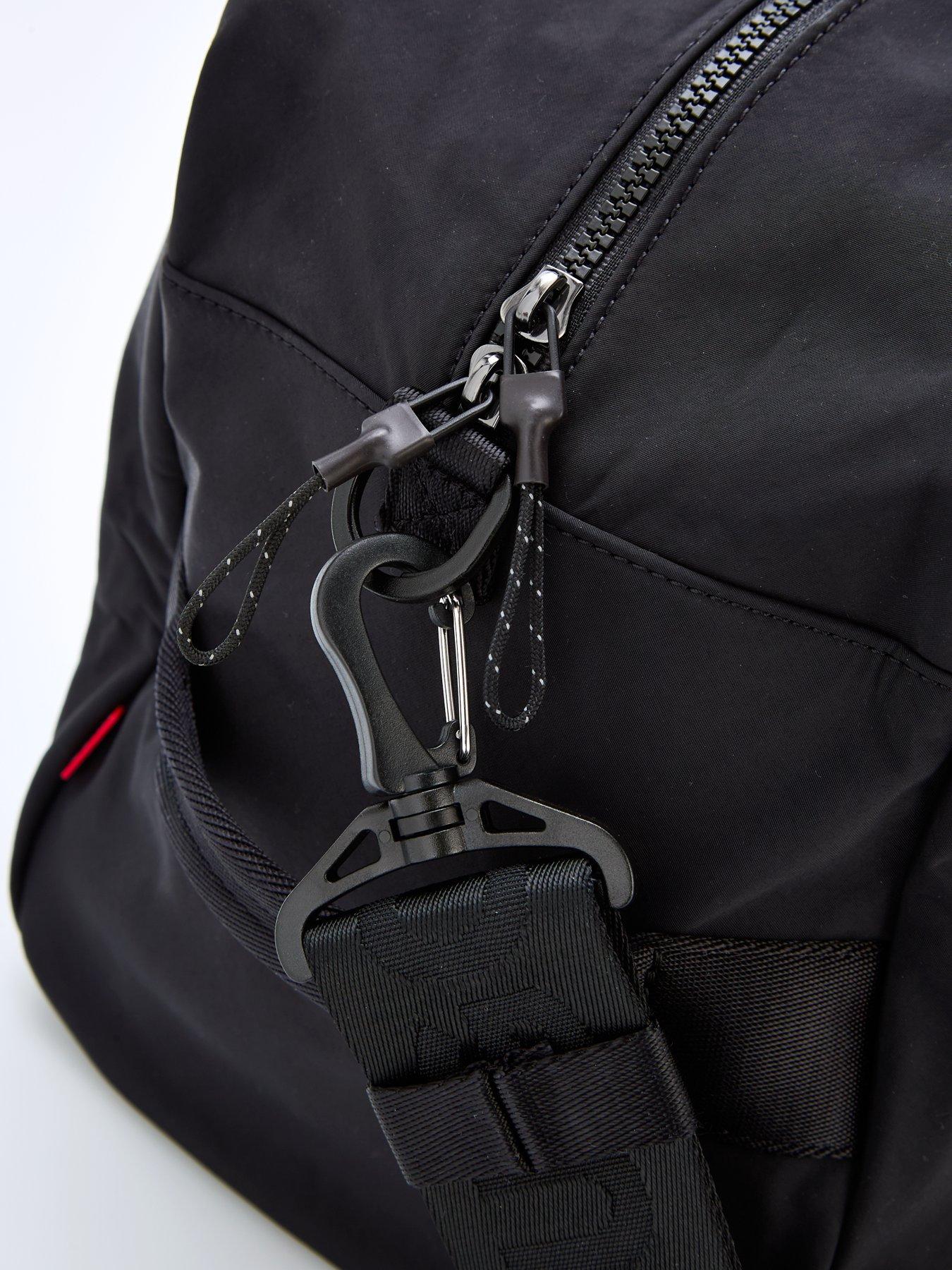Image 4 of 5 of HUGO Lightweight Holdall with 3D Logo Patch - Black